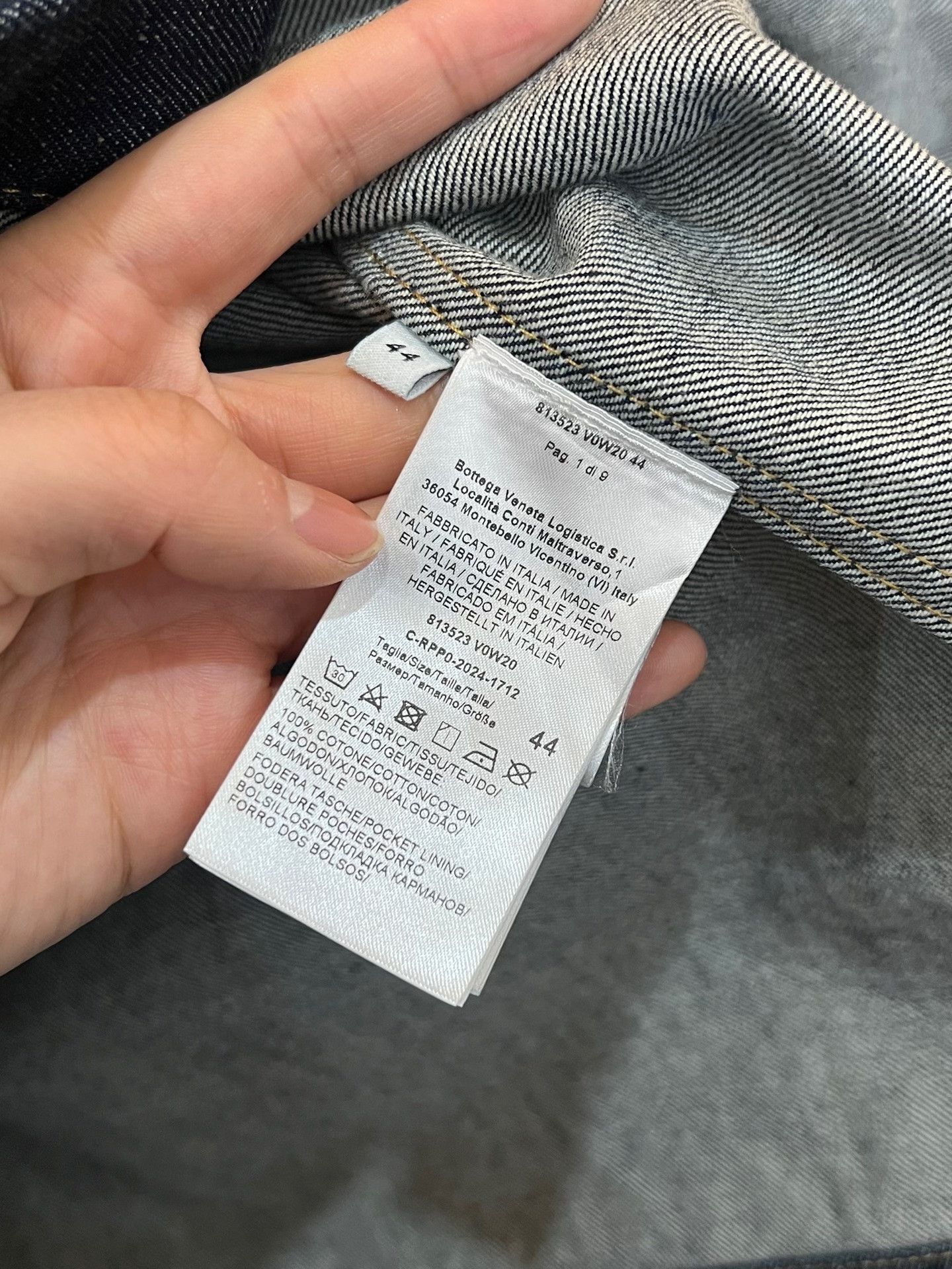 Bottega Veneta Bottega Veneta Triangle Logo Denim Shirt Size US S / EU 44-46 / 1 - 5 Thumbnail