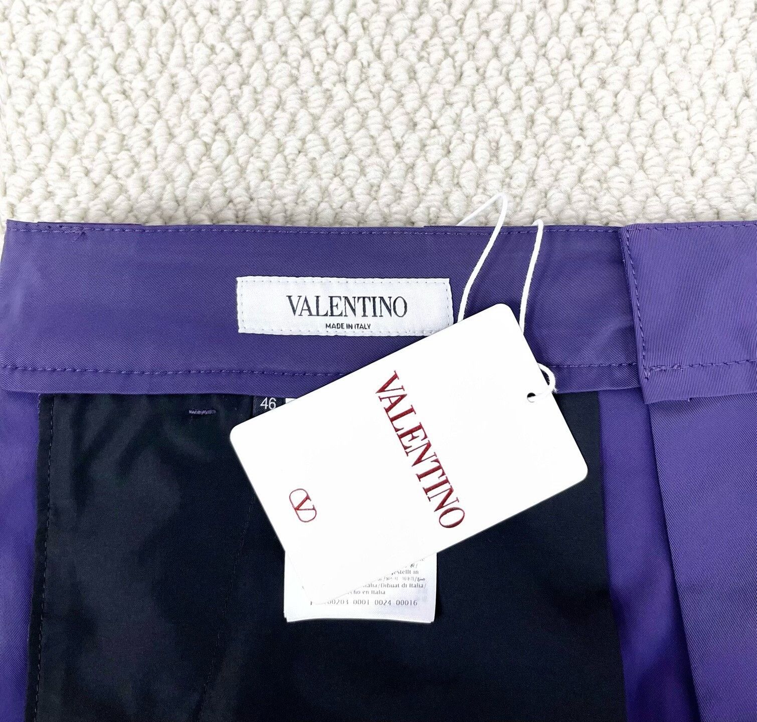 Valentino Valentino Purple Floral Shorts Size US 30 / EU 46 - 3 Thumbnail