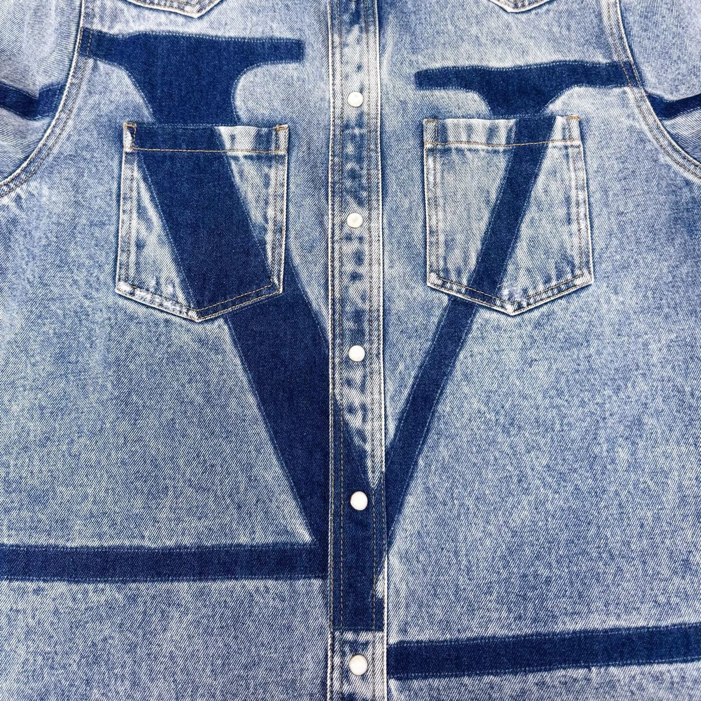 Valentino Valentino Logo Denim Jacket Size US M / EU 48-50 / 2 - 6 Thumbnail