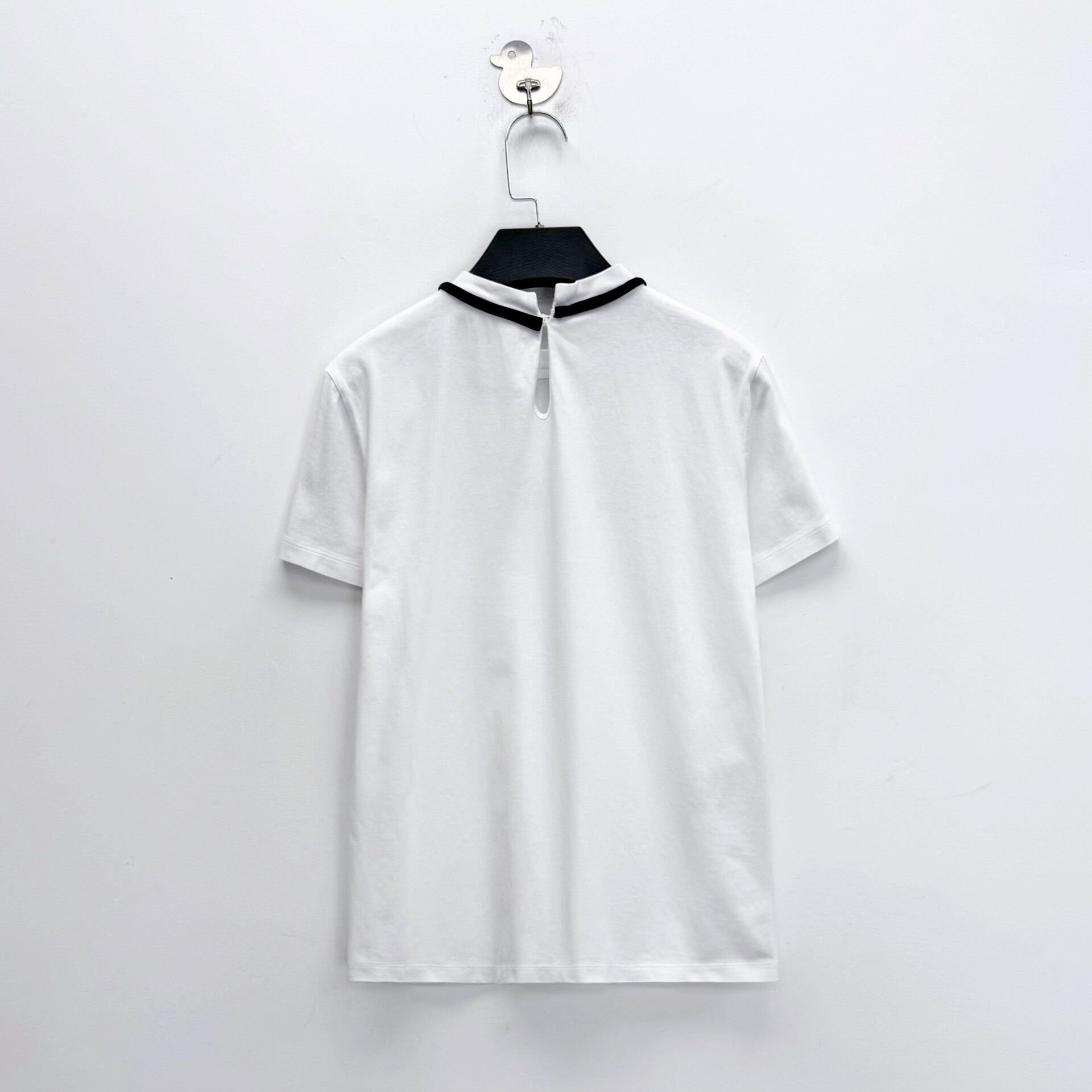 Miu Miu Miu Miu White Bow Logo Short-Sleeve Top Size XS / US 0-2 / IT 36-38 - 2 Thumbnail