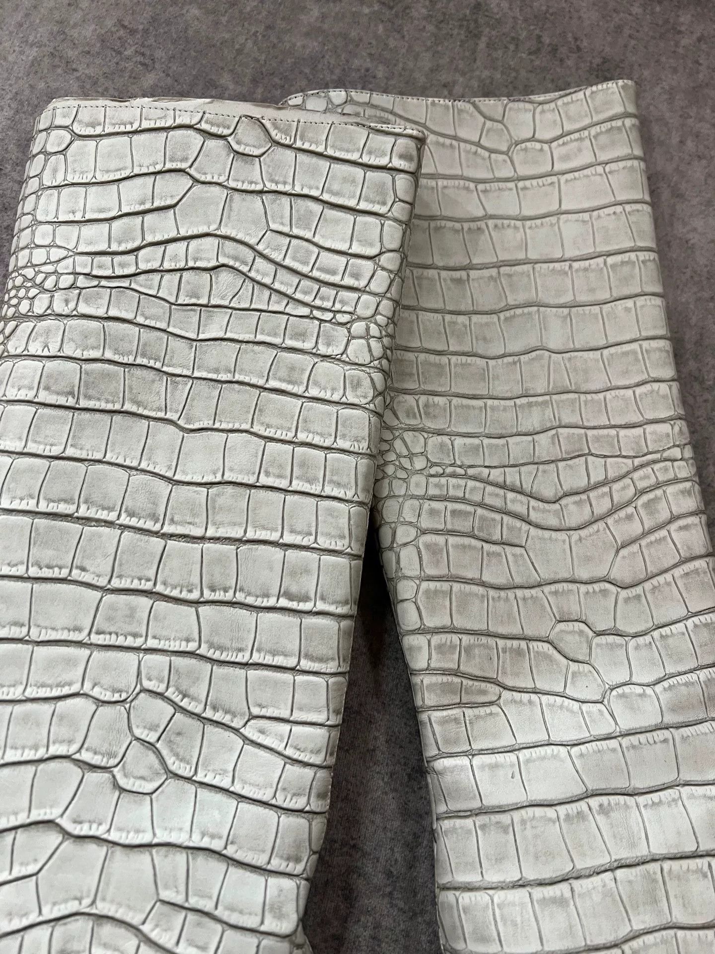 Acne Studios Acne Studios Crocodile Pattern Long Boots Size US 6 / IT 36 - 2 Thumbnail