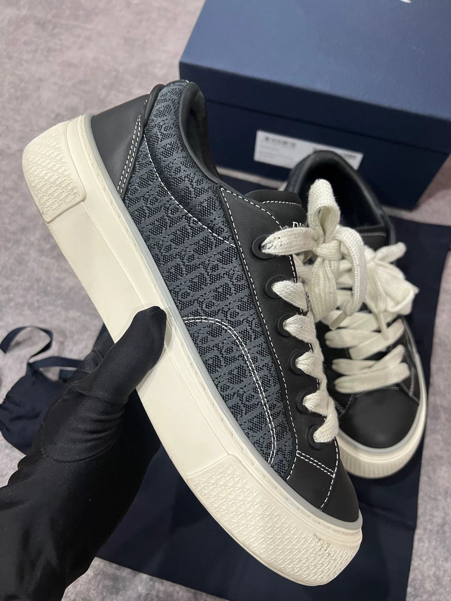 Dior Dior B33 Monogram Print Sneakers Size US 8 / EU 41 - 7 Thumbnail