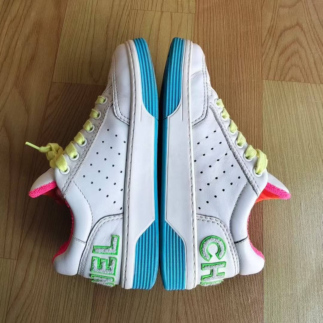 Chanel Chanel Candy Color Low-Top Sneakers Size US 5.5 / IT 35.5 - 3 Thumbnail
