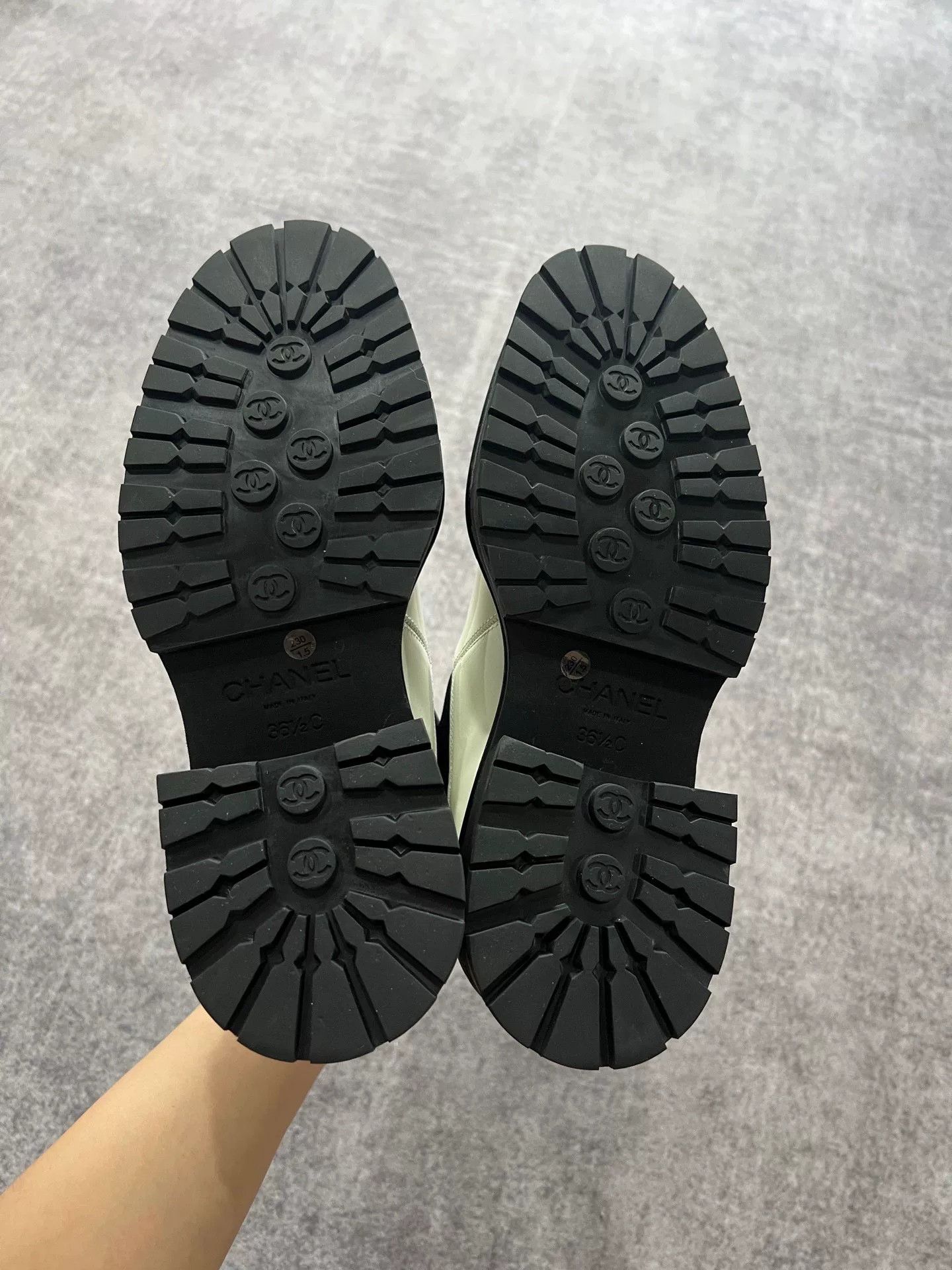 Chanel Chanel Black and White Short Boots Size US 5.5 / IT 35.5 - 9 Thumbnail