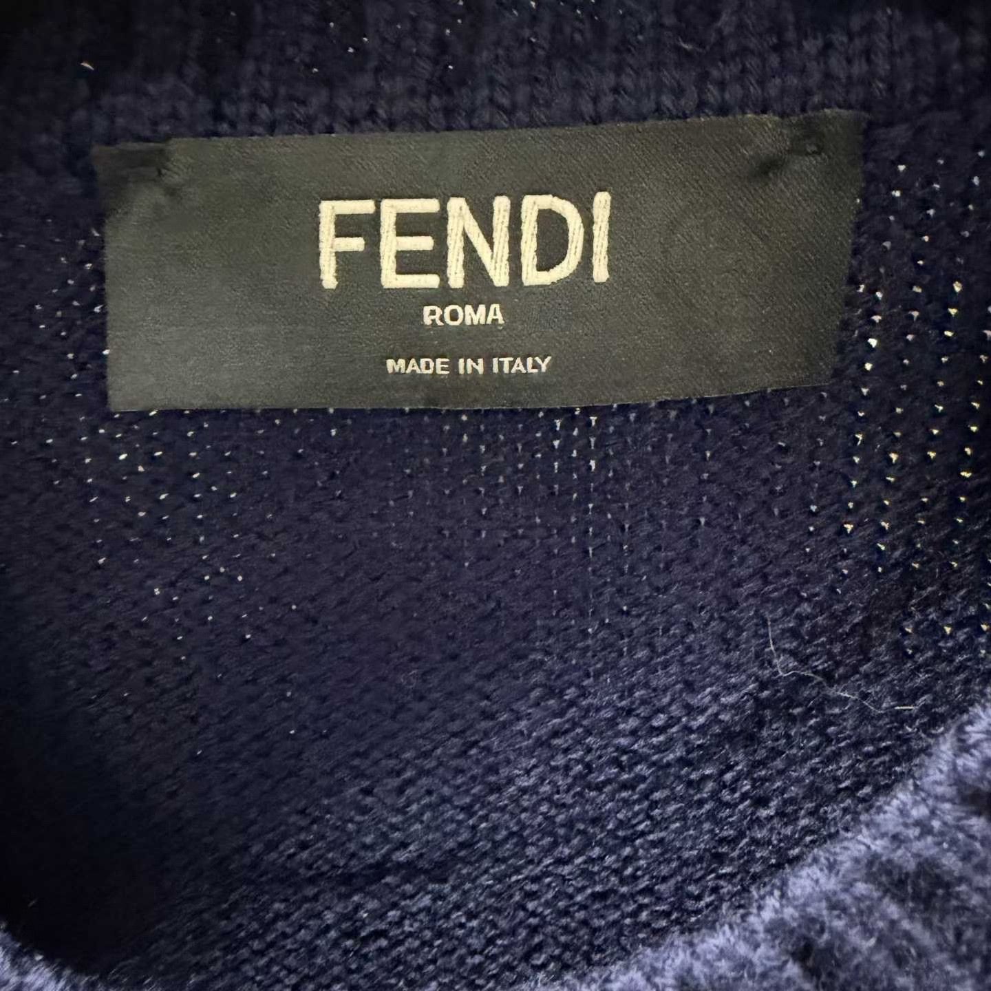 Fendi FENDI Double F Knit Cashmere Sweater Size US S / EU 44-46 / 1 - 6 Thumbnail