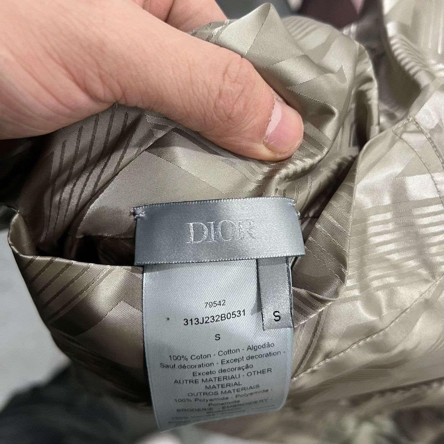Dior Dior Light Jacket s Men Size US S / EU 44-46 / 1 - 3 Thumbnail