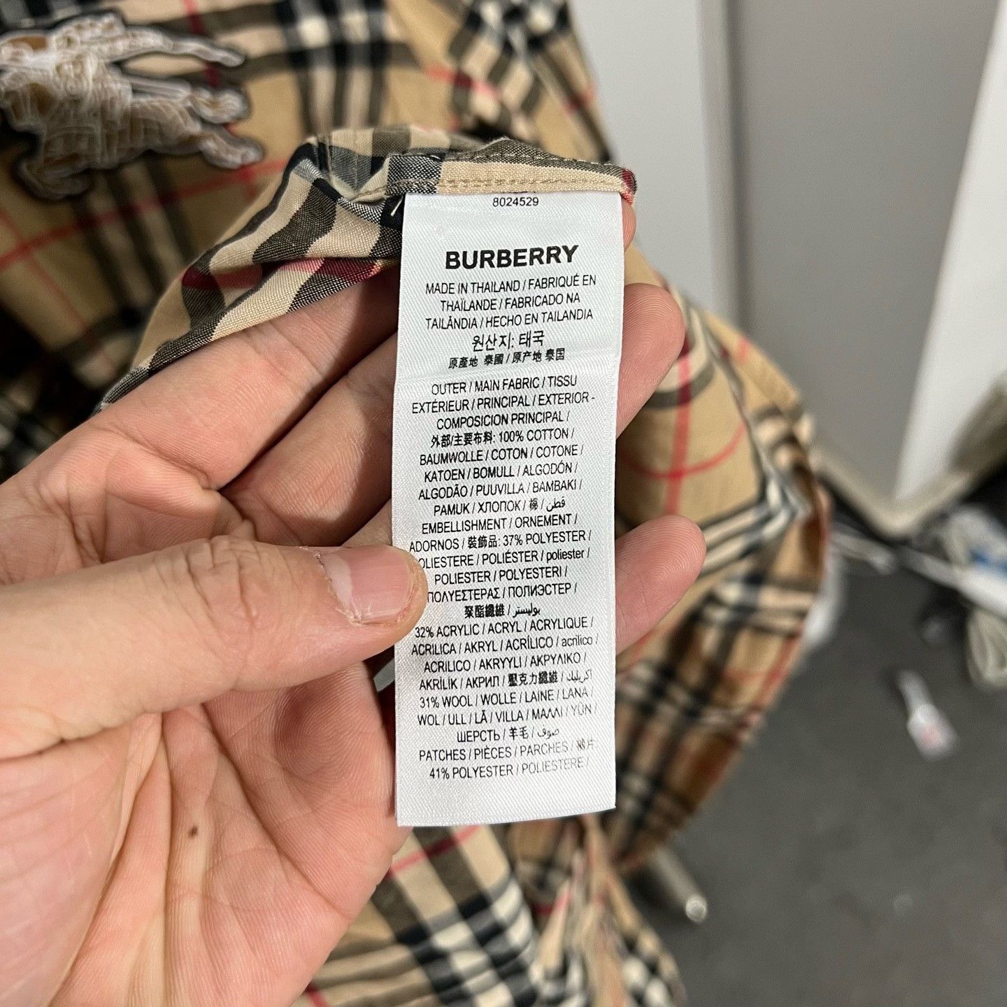 Burberry Burberry Plaid Shirt m Men Size US M / EU 48-50 / 2 - 4 Thumbnail