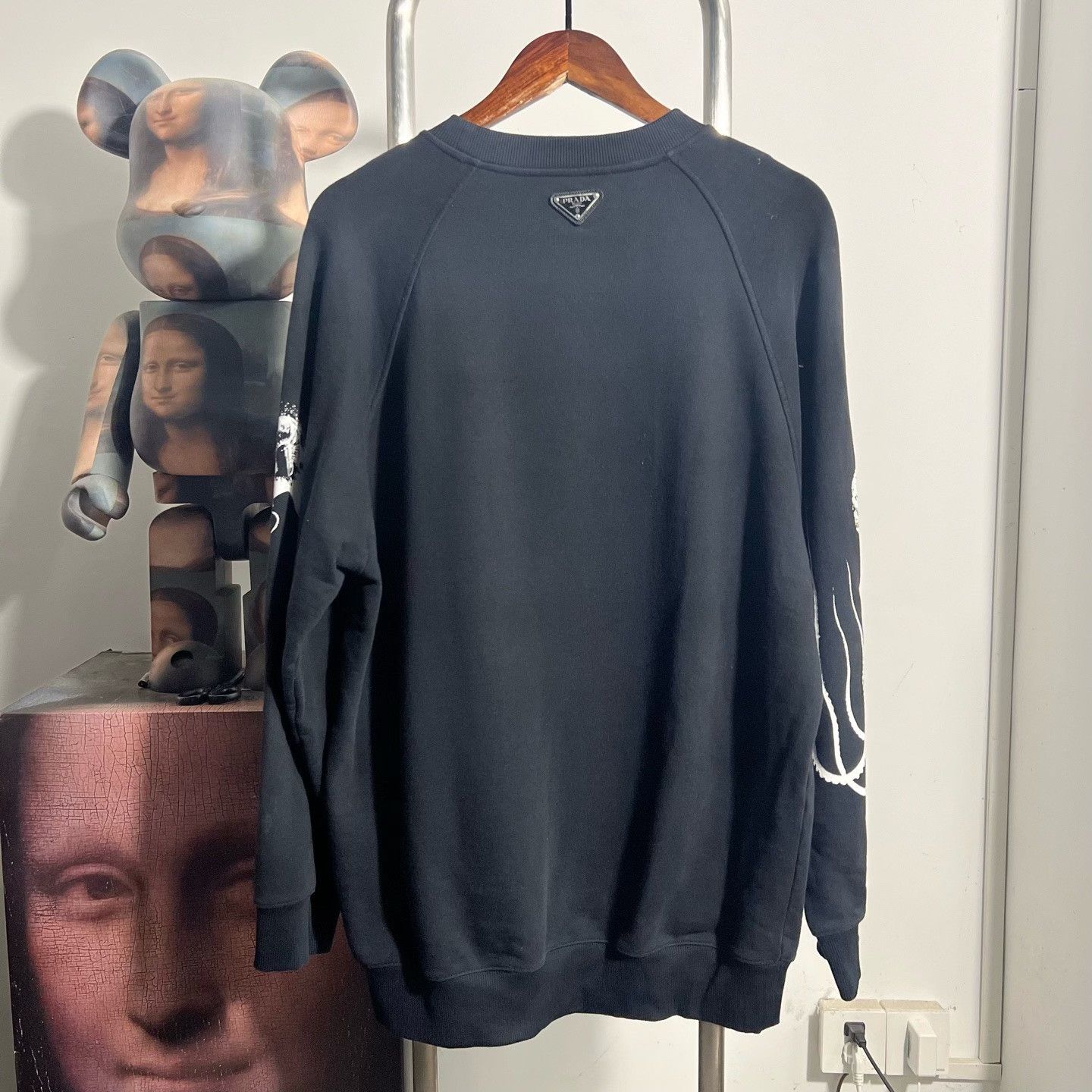 Prada Prada Black Hoodie s Men Size US S / EU 44-46 / 1 - 2 Thumbnail