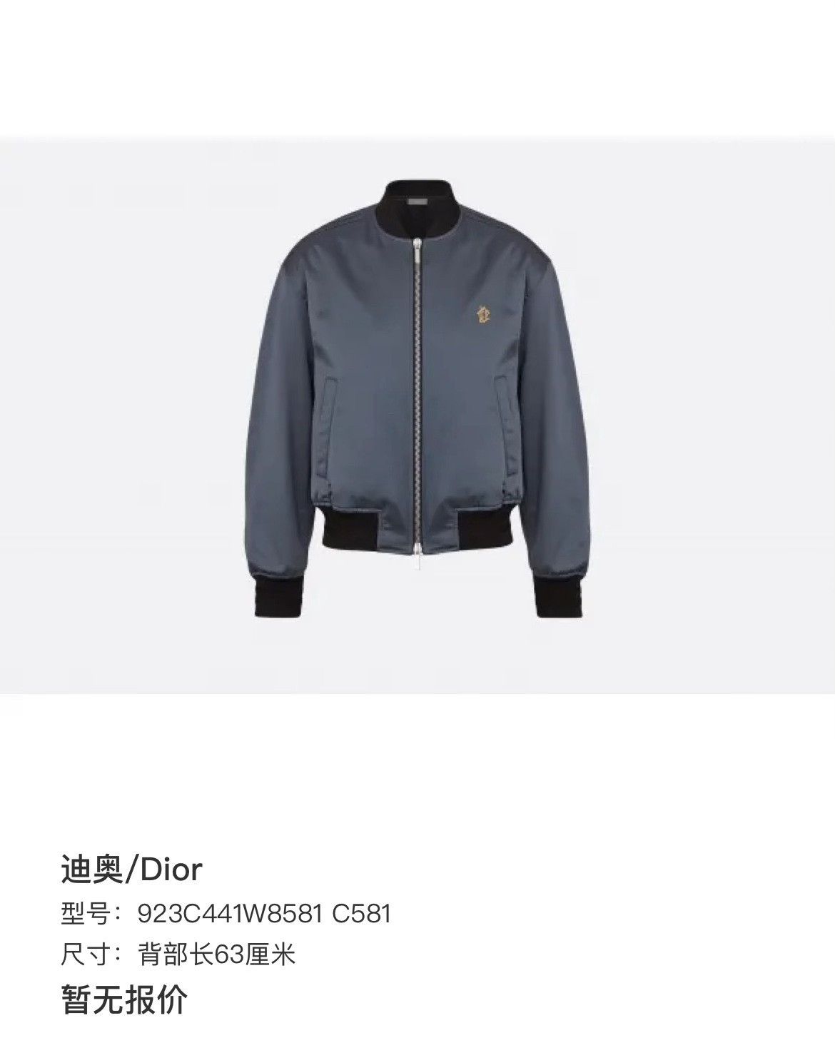 Dior Dior Embroidered Light Jacket m Men Size US M / EU 48-50 / 2 - 7 Thumbnail