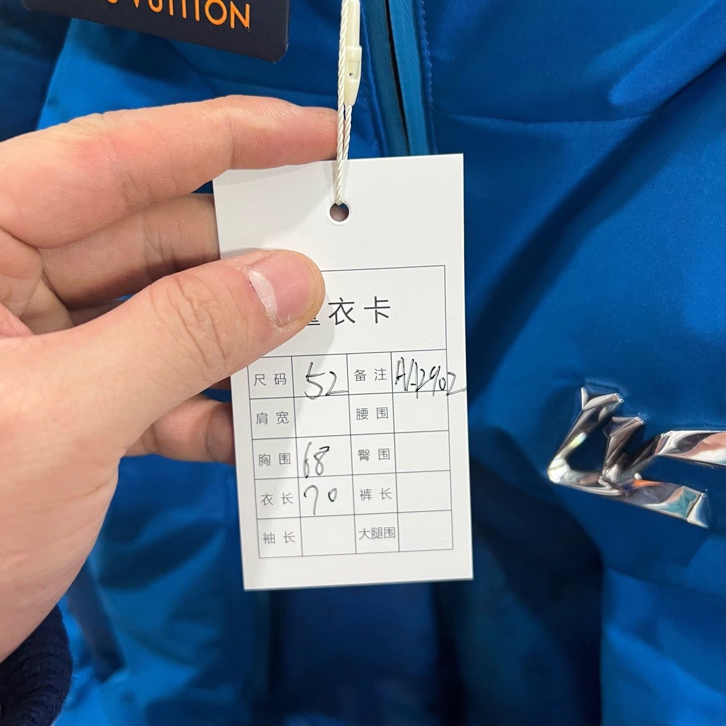 Louis Vuitton Louis Vuitton Down Blue Heavy Coat s Men Size US S / EU 44-46 / 1 - 6 Thumbnail