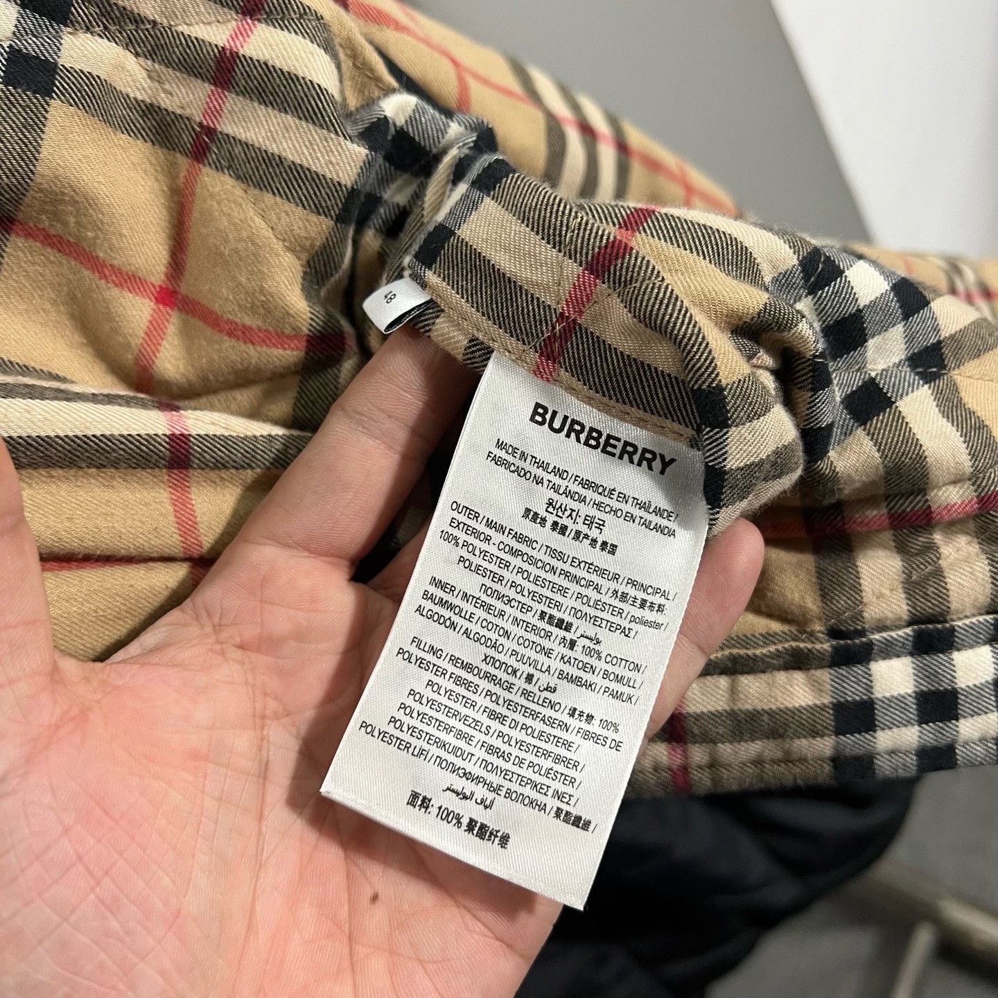 Burberry Burberry Plaid Cotton Heavy Coat l Men Size US L / EU 52-54 / 3 - 4 Thumbnail