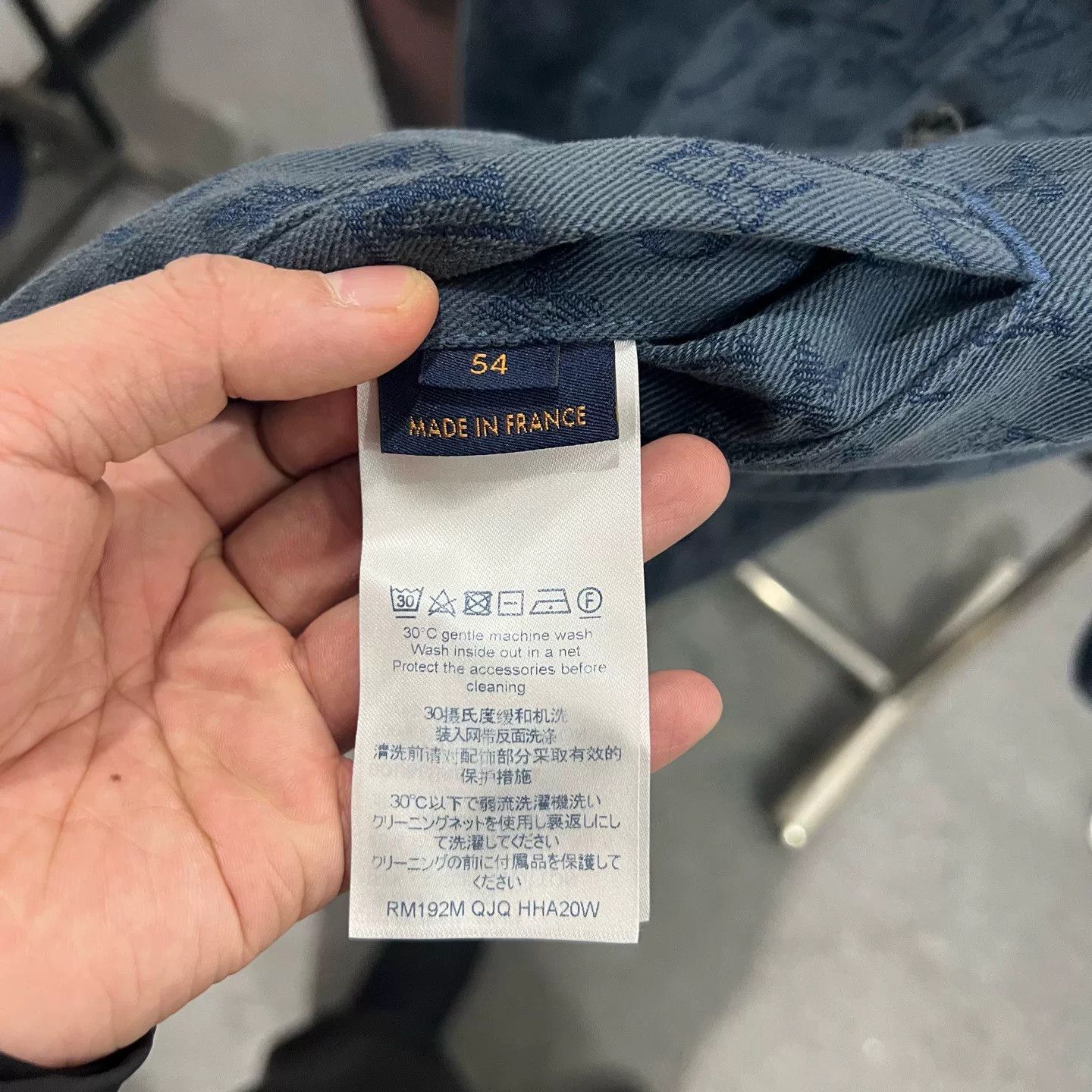 Louis Vuitton Louis Vuitton Denim Blue Jacket XXL Women Size XXL / US 16-18 / IT 52-54 - 5 Thumbnail