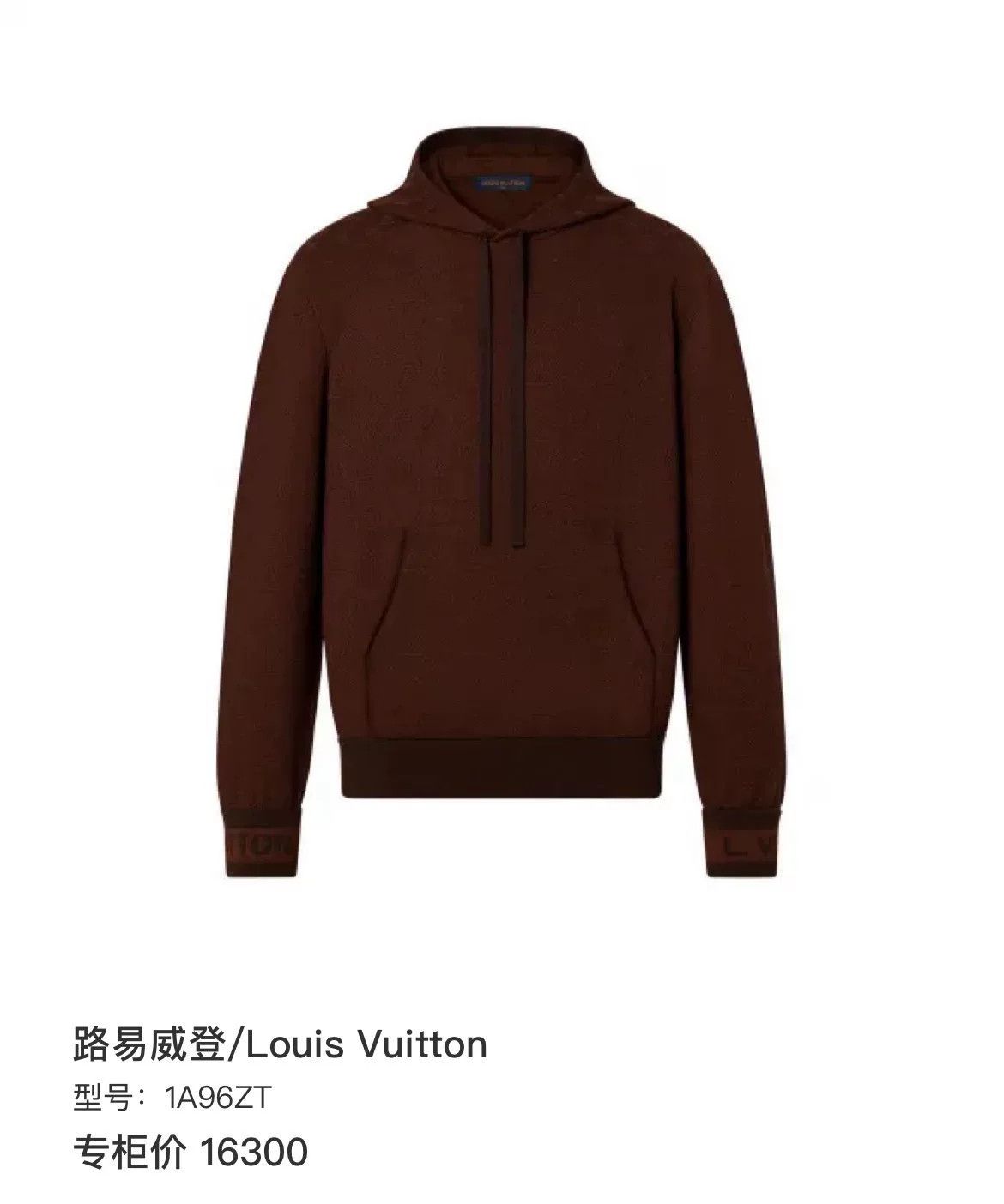 Louis Vuitton Louis Vuitton Hoodie l Men Size US L / EU 52-54 / 3 - 6 Thumbnail