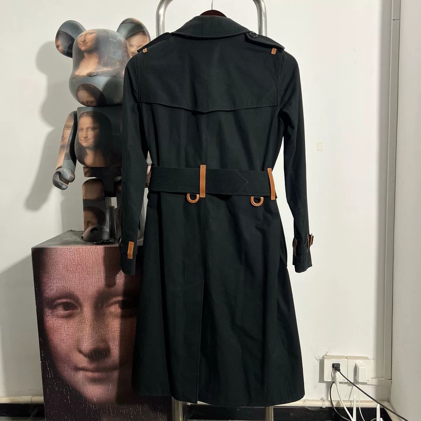 Burberry Burberry Black Coat S Women Size S / US 4 / IT 40 - 2 Thumbnail