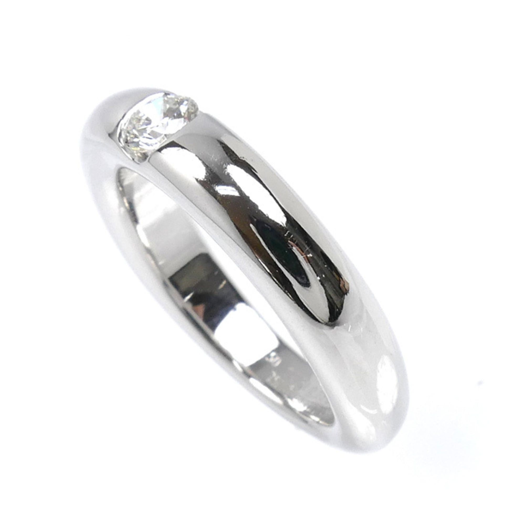 Cartier Cartier 18KWG White Gold Ellipse Ring B4027350 Diamond 0.25ct 50 9.7g Women's Size ONE SIZE - 2 Thumbnail
