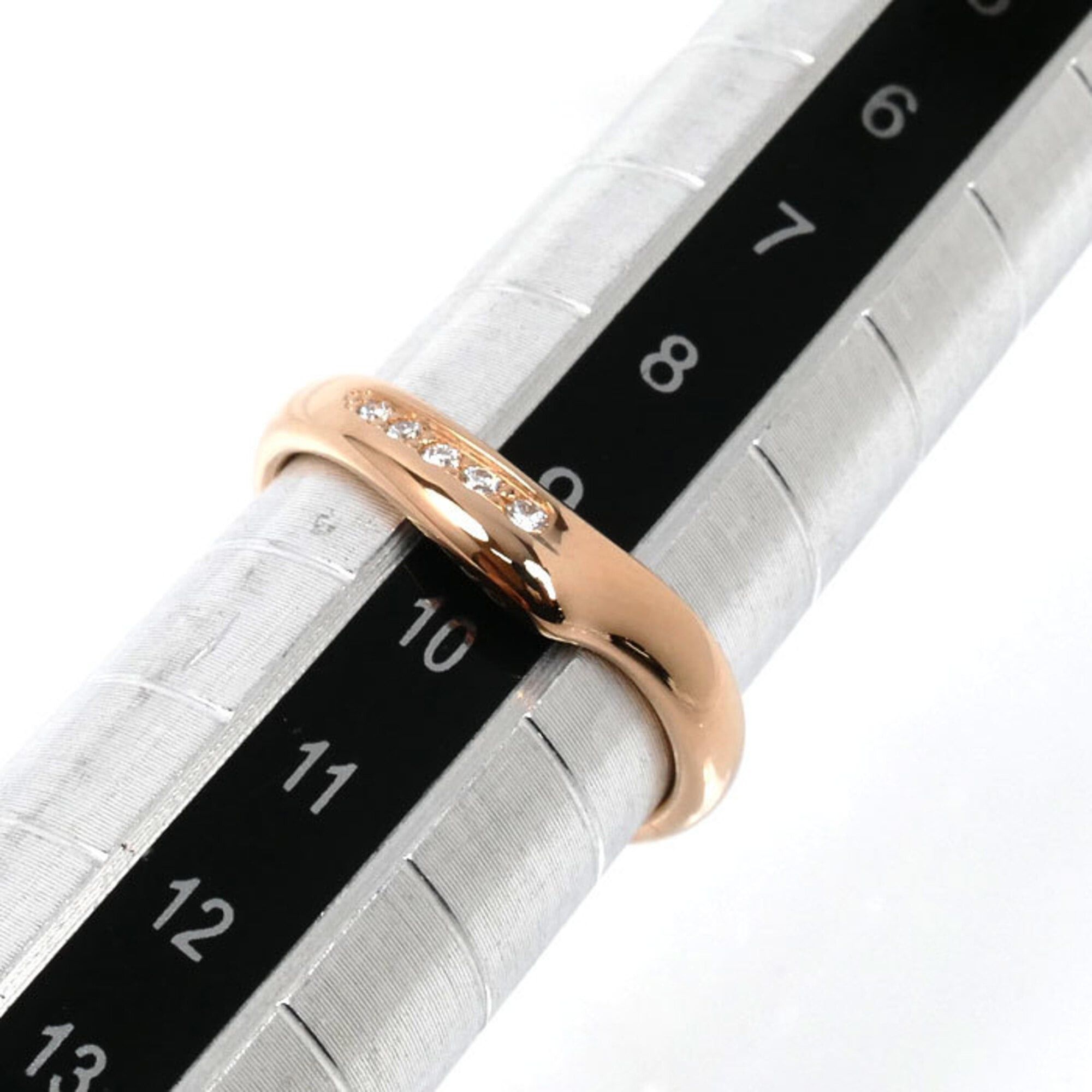 Tiffany & Co. TIFFANY&Co. Tiffany 18KPG Pink Gold Open Heart Band Diamond Ring, 3.0g, Women's Size ONE SIZE - 6 Thumbnail