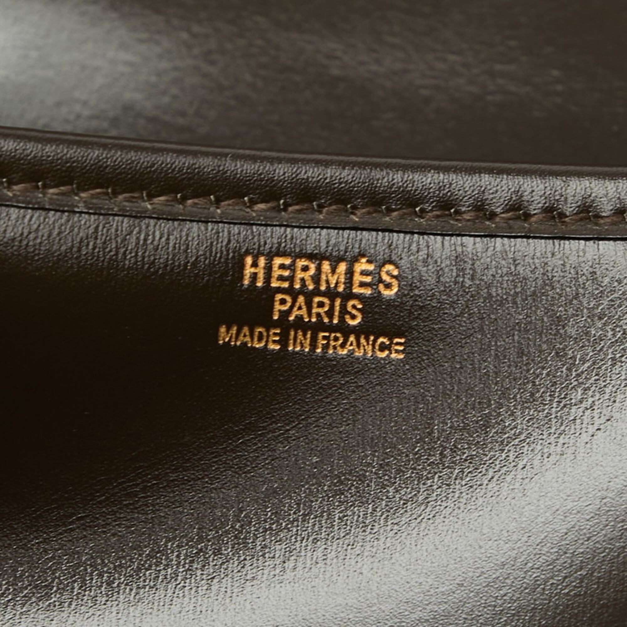Hermes Hermes Duffle Crossbody Shoulder Bag, Brown Leather, Women's HERMES Size ONE SIZE - 8 Thumbnail