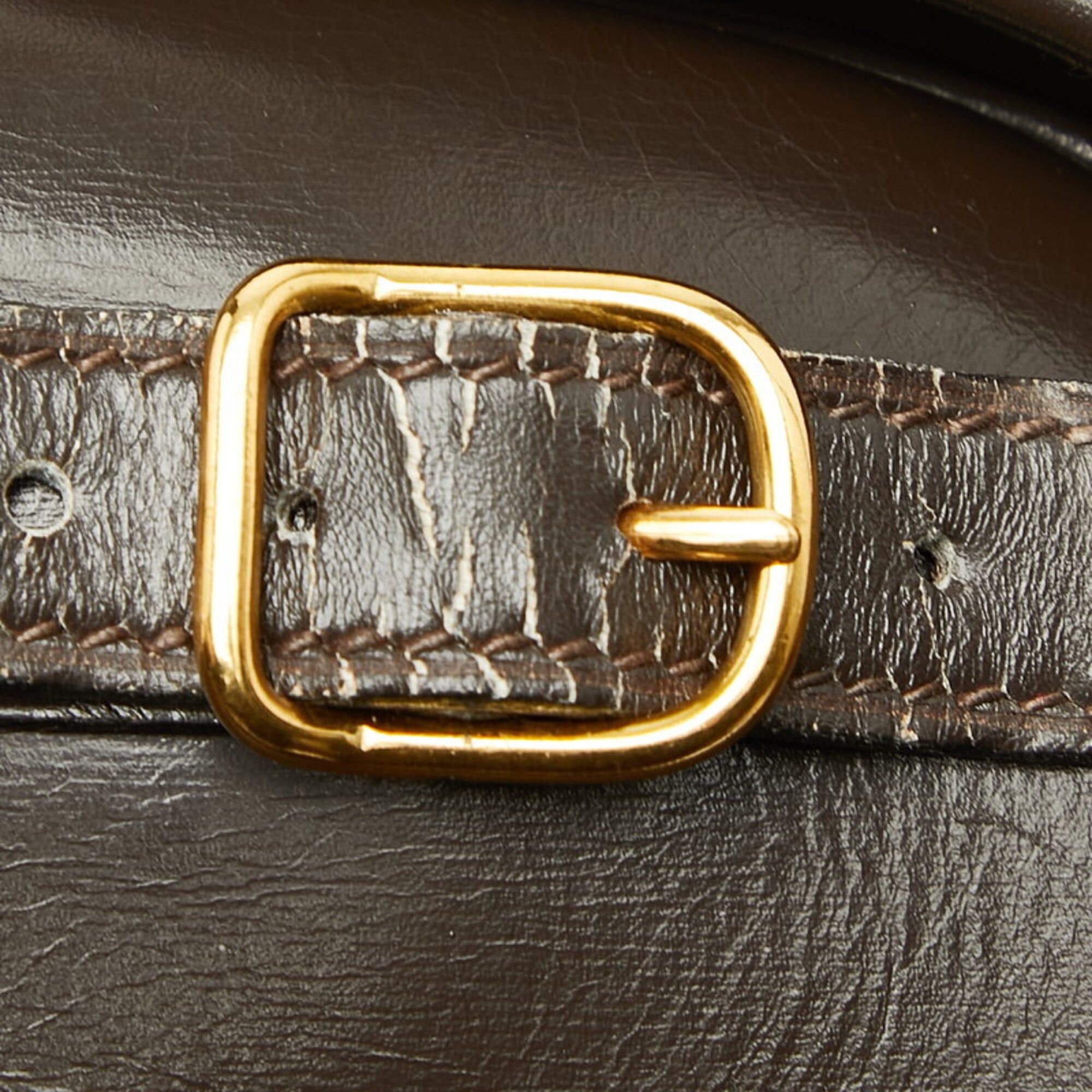Hermes Hermes Duffle Crossbody Shoulder Bag, Brown Leather, Women's HERMES Size ONE SIZE - 5 Thumbnail