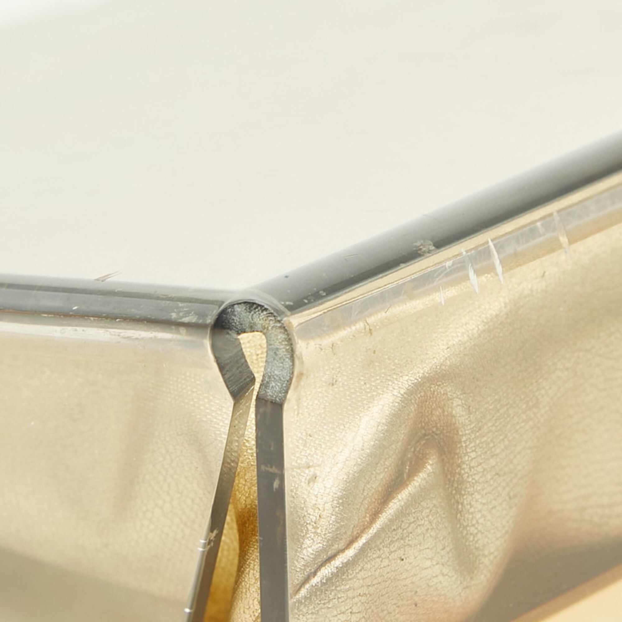 Salvatore Ferragamo Salvatore Ferragamo Gancini Top Handle Acrylic Handbag, Clear Plastic, Women's. Size ONE SIZE - 7 Thumbnail
