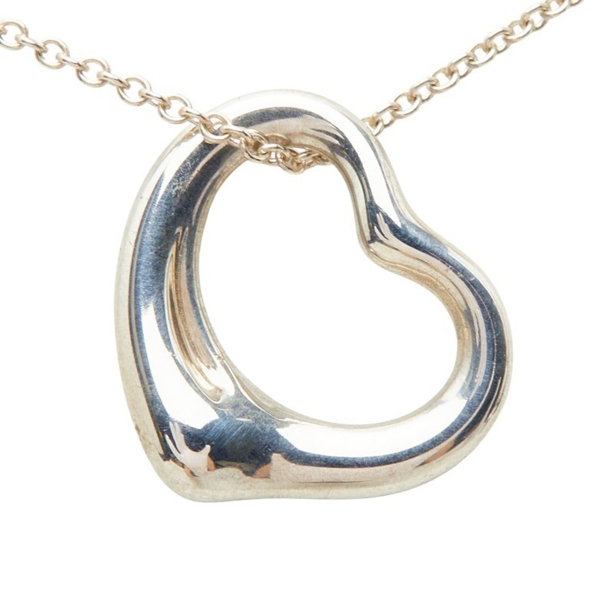 Tiffany & Co. Tiffany & Co. Open Heart Necklace, SV925 Silver, Women's. Size ONE SIZE - 2 Thumbnail