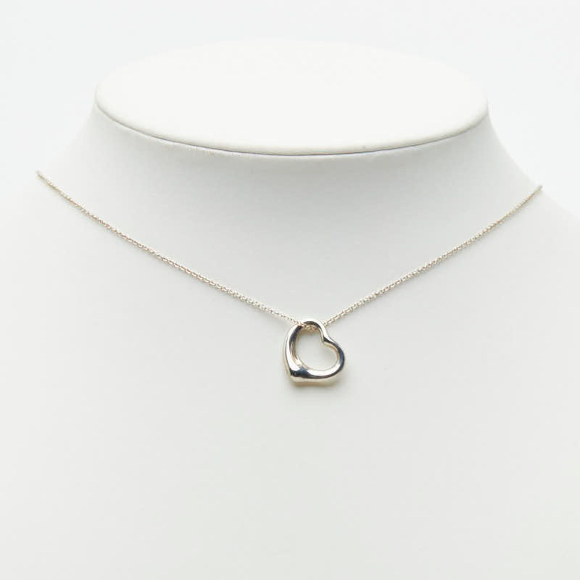 Tiffany & Co. Tiffany & Co. Open Heart Necklace, SV925 Silver, Women's. Size ONE SIZE - 9 Thumbnail