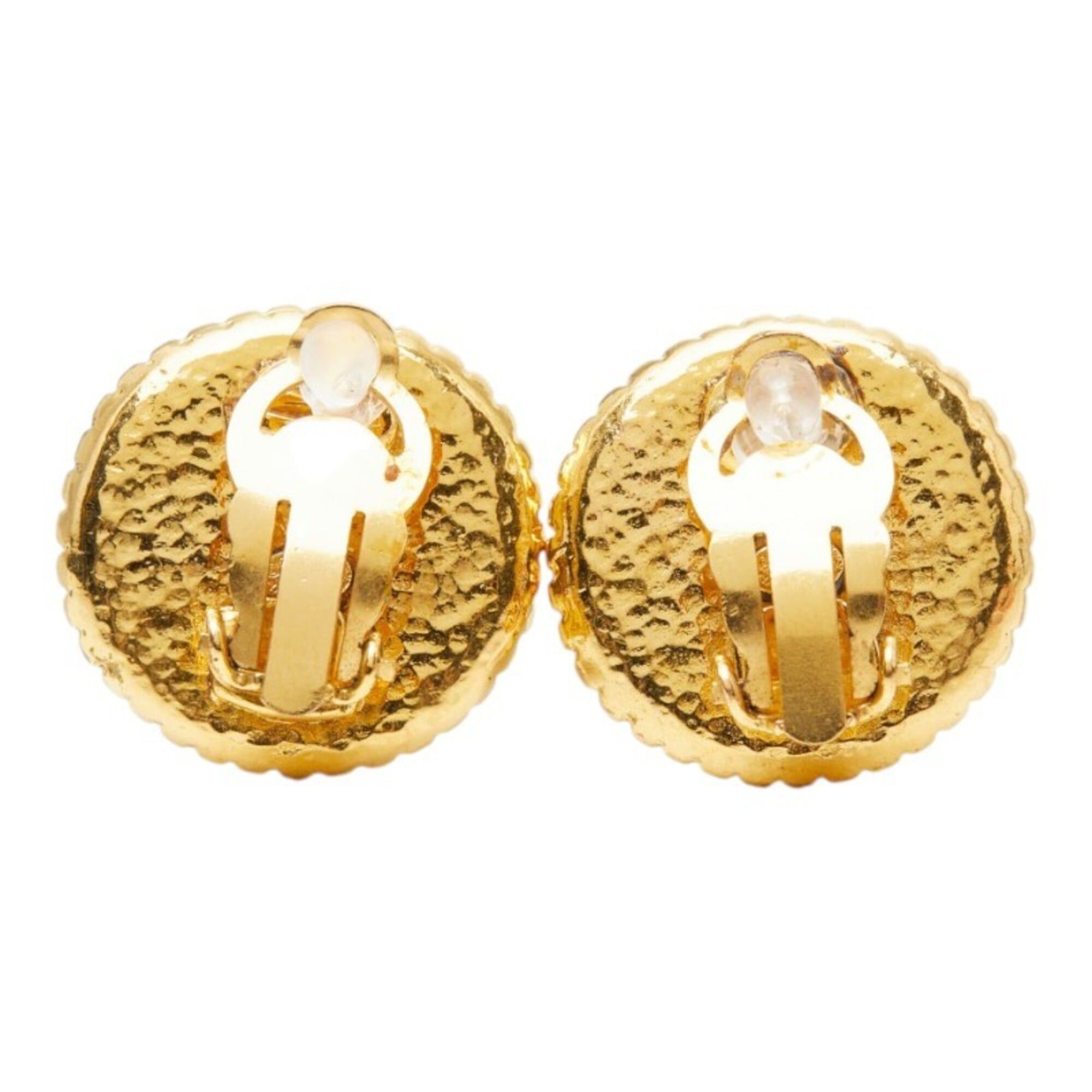 Chanel Chanel Coco Mark Vintage Earrings, Gold Plated, Women's CHANEL Size ONE SIZE - 2 Thumbnail