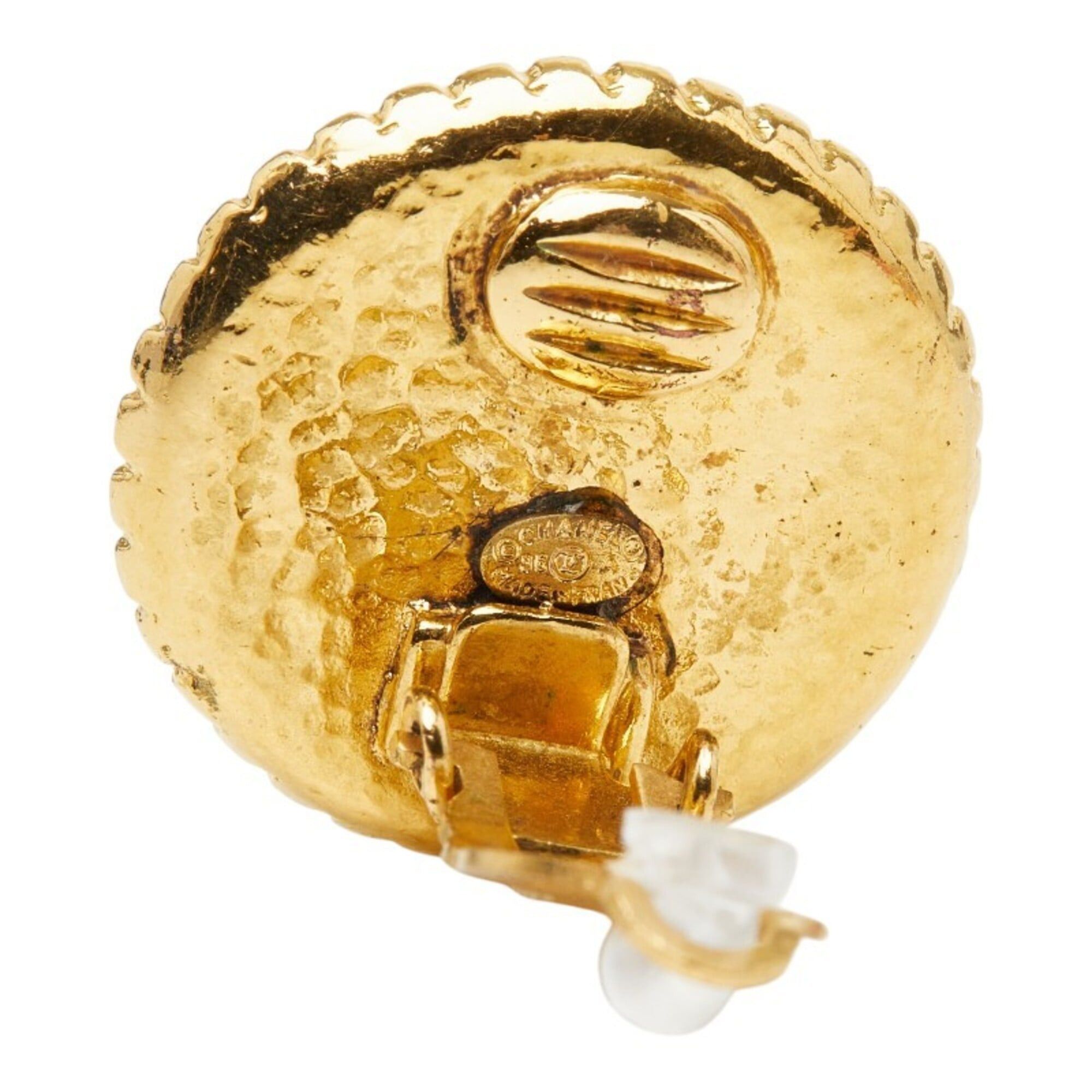 Chanel Chanel Coco Mark Vintage Earrings, Gold Plated, Women's CHANEL Size ONE SIZE - 3 Thumbnail