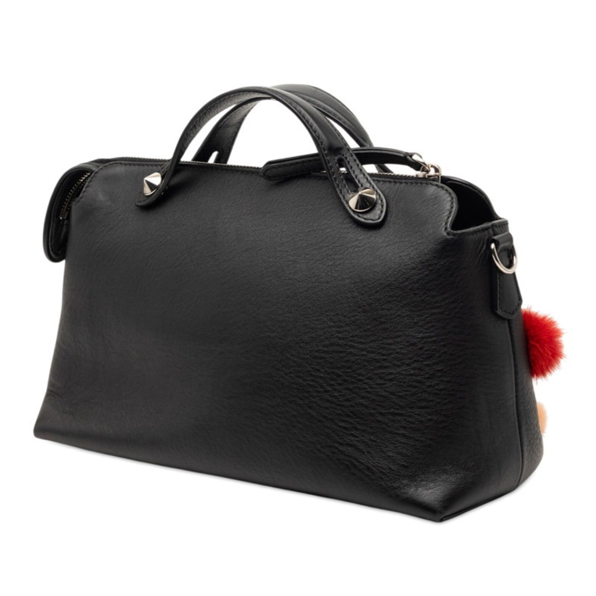 Fendi Fendi By The Way Medium Handbag Shoulder Bag 2WAY 8BL124 Black Multicolor Leather Fur Women's FENDI Size ONE SIZE - 2 Thumbnail