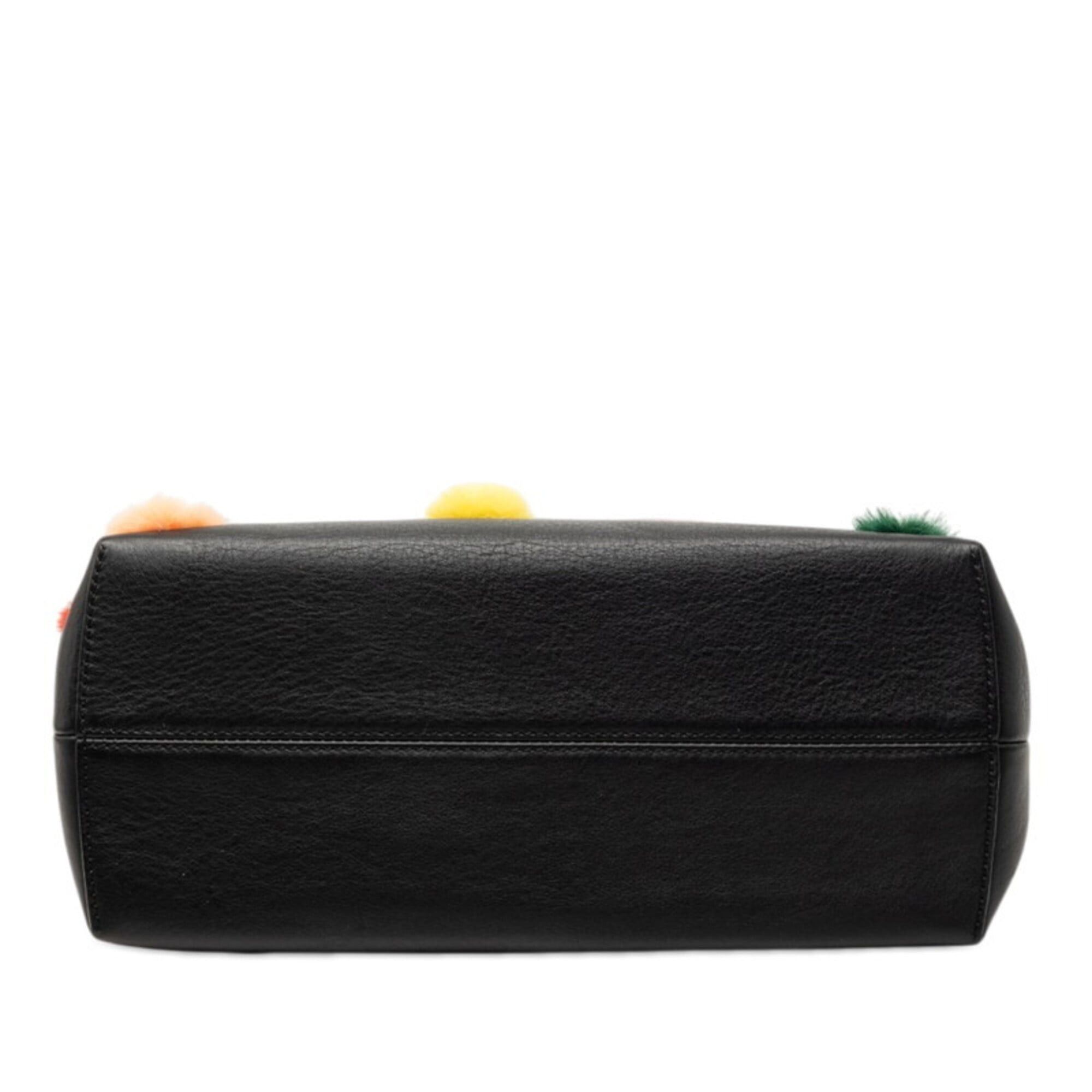 Fendi Fendi By The Way Medium Handbag Shoulder Bag 2WAY 8BL124 Black Multicolor Leather Fur Women's FENDI Size ONE SIZE - 3 Thumbnail