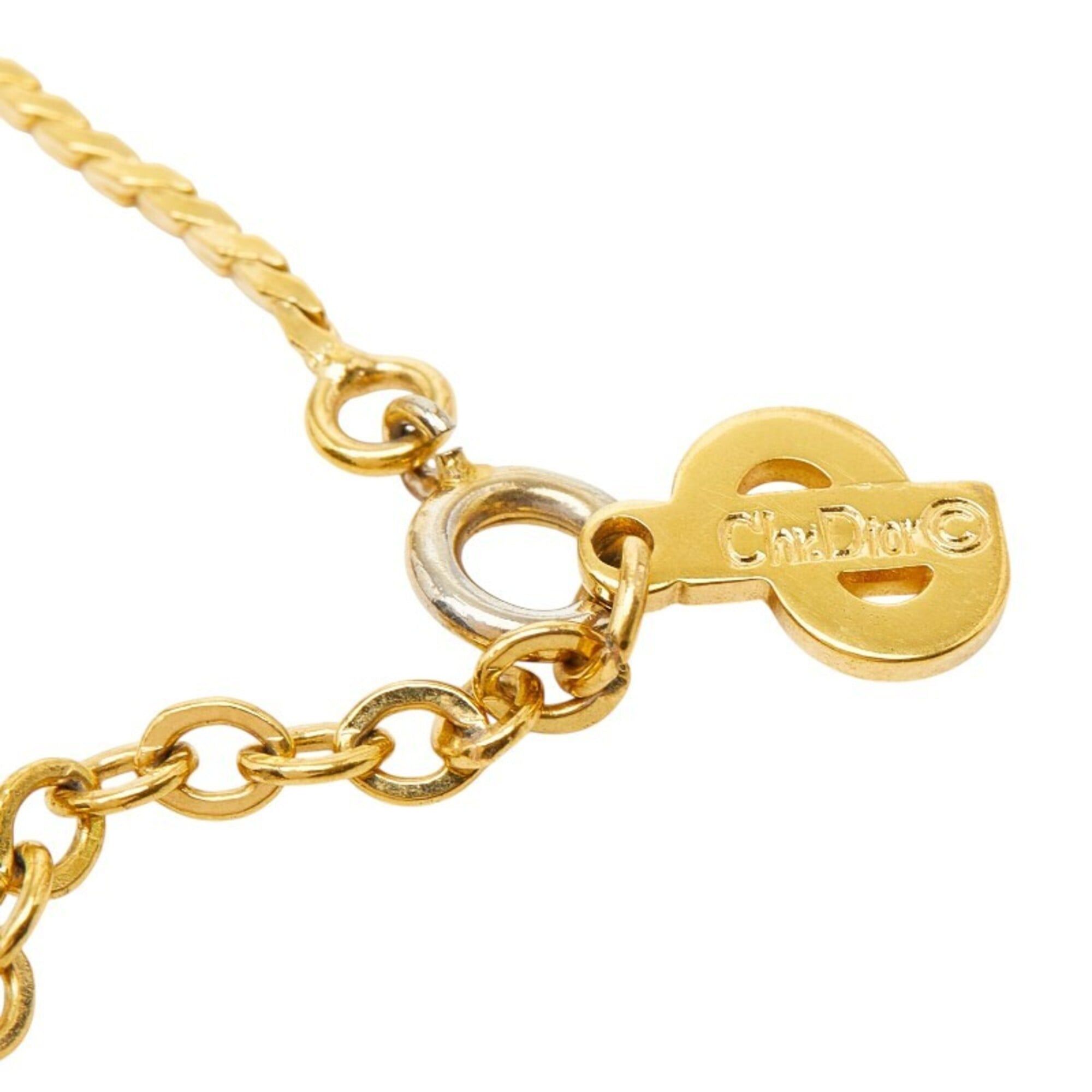 Dior Christian Dior Dior CD Logo Necklace, Gold Plated, Women's Size ONE SIZE - 5 Thumbnail