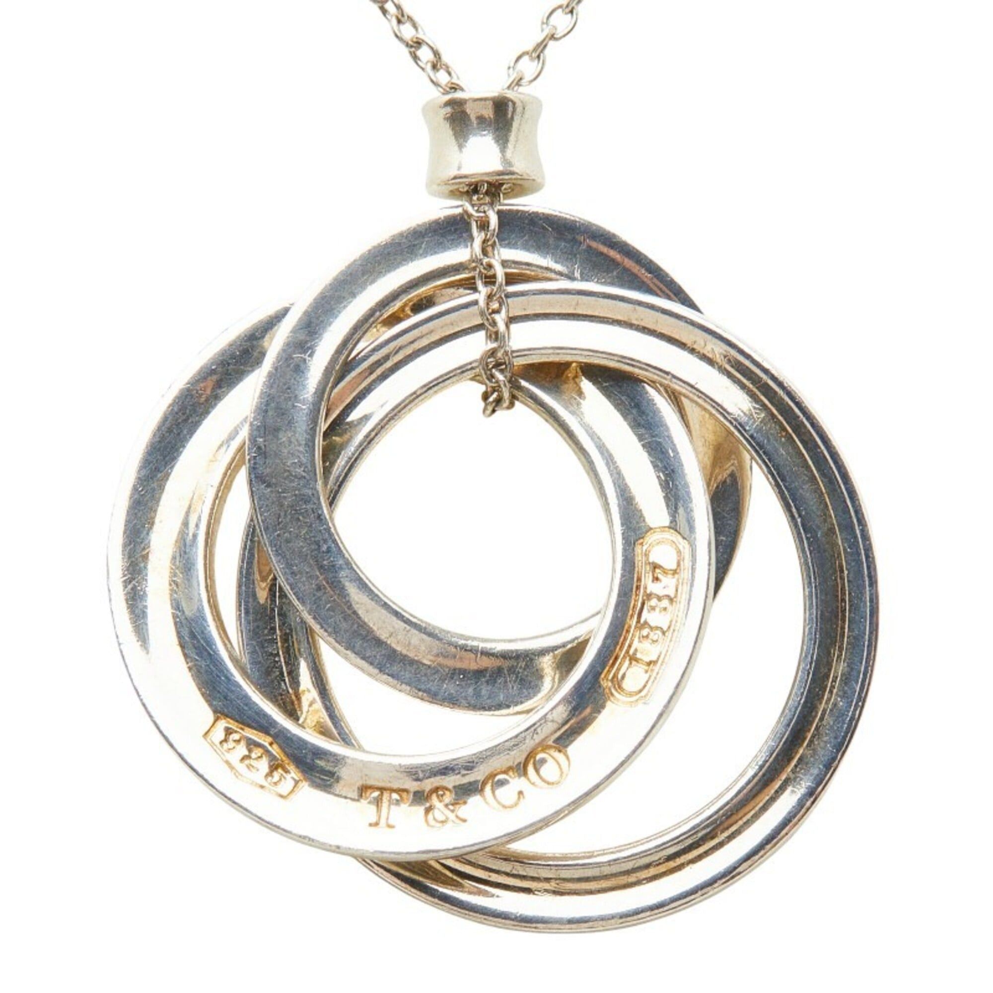 Tiffany & Co. Tiffany & Co. 1837 Interlocking Circle Necklace, SV925 Silver, Women's. Size ONE SIZE - 3 Thumbnail
