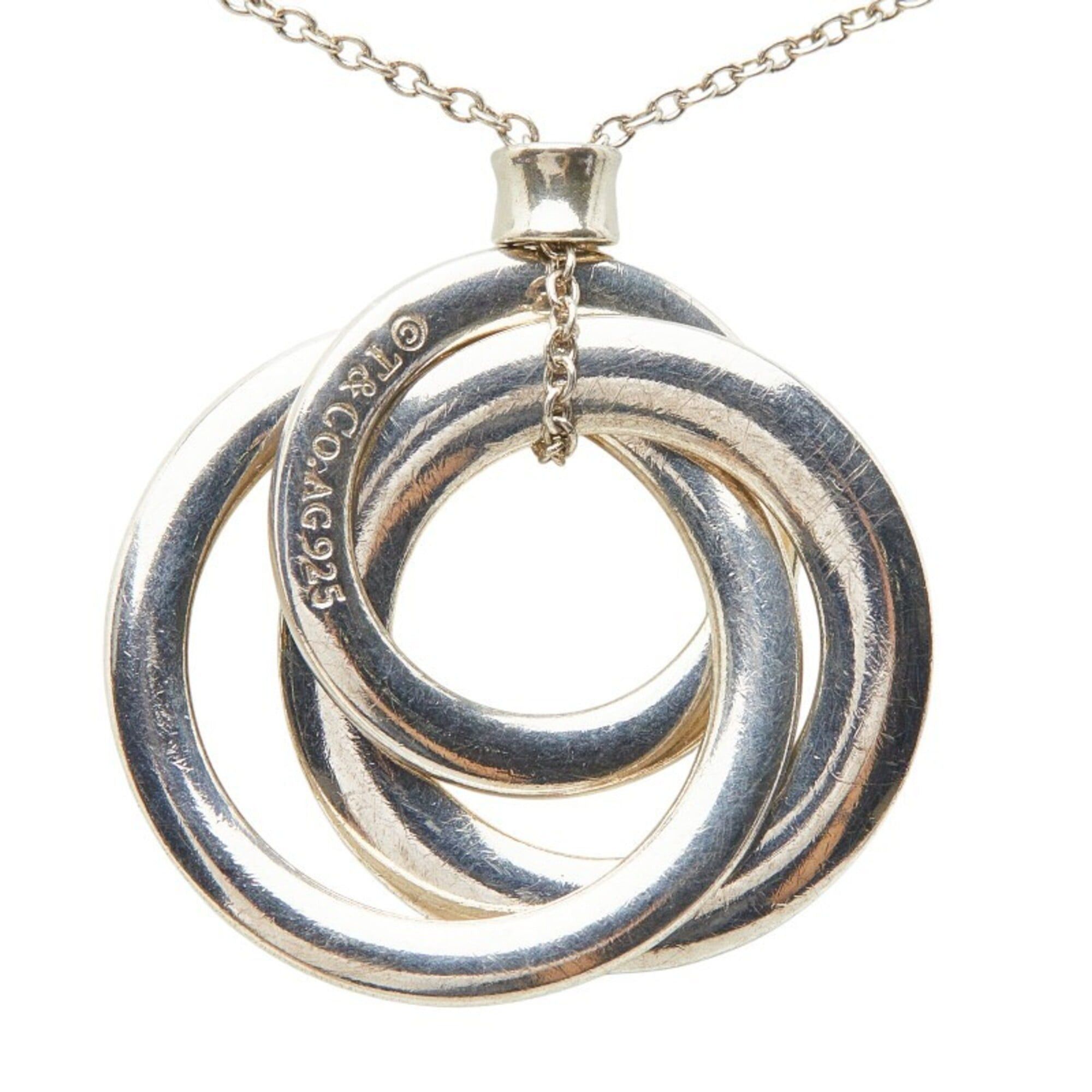 Tiffany & Co. Tiffany & Co. 1837 Interlocking Circle Necklace, SV925 Silver, Women's. Size ONE SIZE - 2 Thumbnail