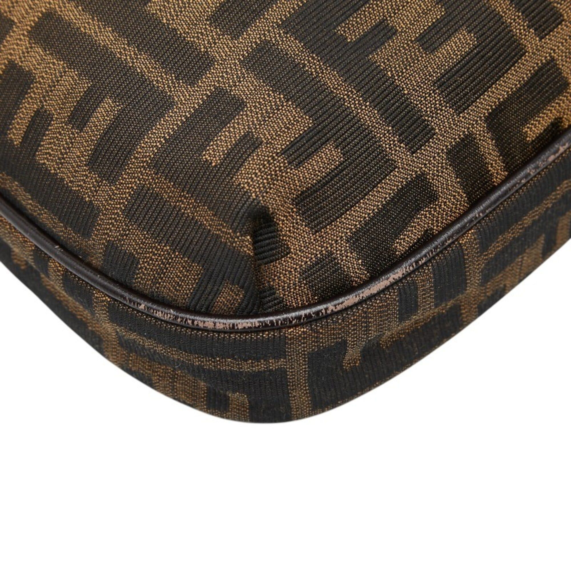 Fendi Fendi Zucca Crossbody Shoulder Bag 8BT190 Brown Canvas Leather Women's FENDI Size ONE SIZE - 5 Thumbnail