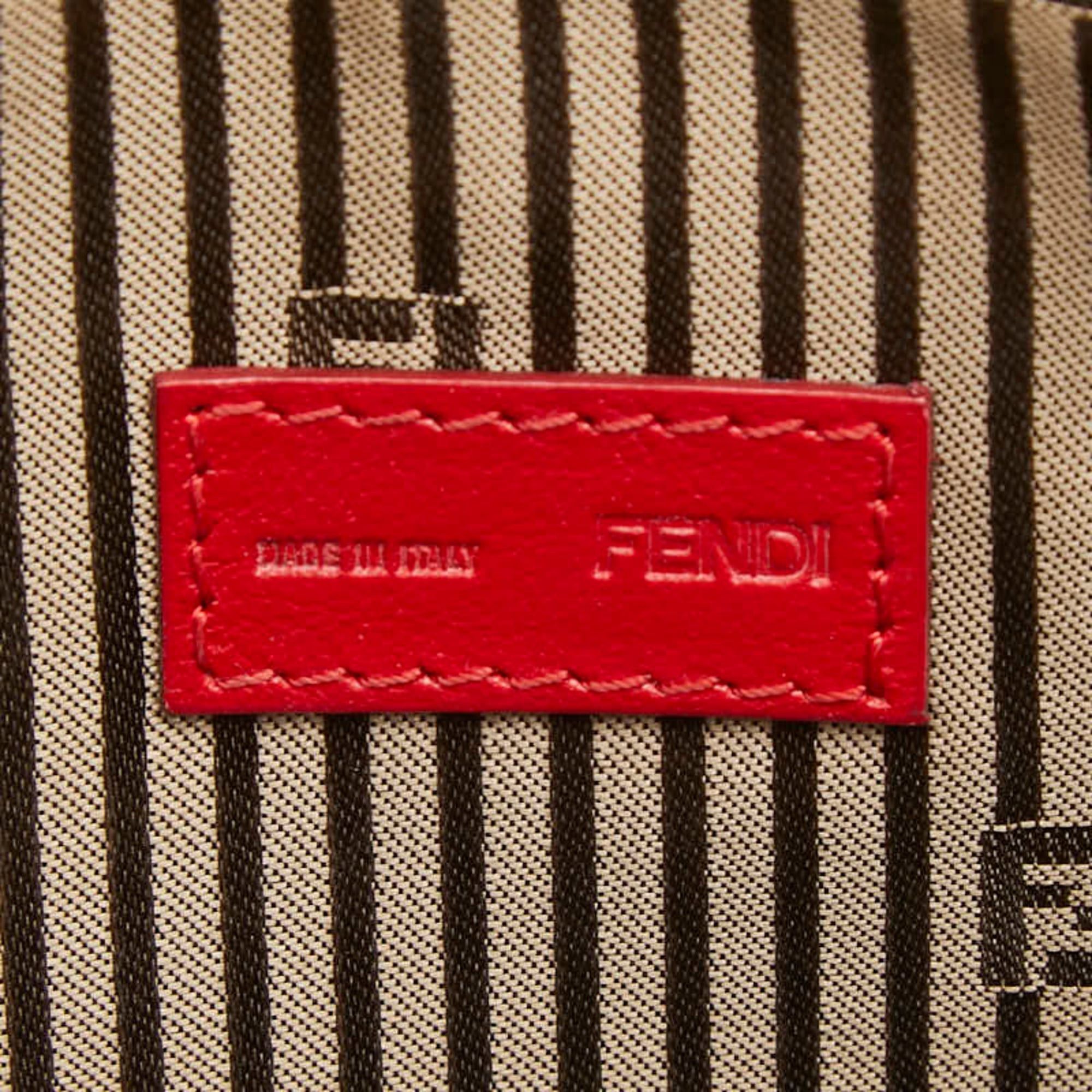 Fendi Fendi handbag pouch 8M0275 red brown leather women's FENDI Size ONE SIZE - 8 Thumbnail