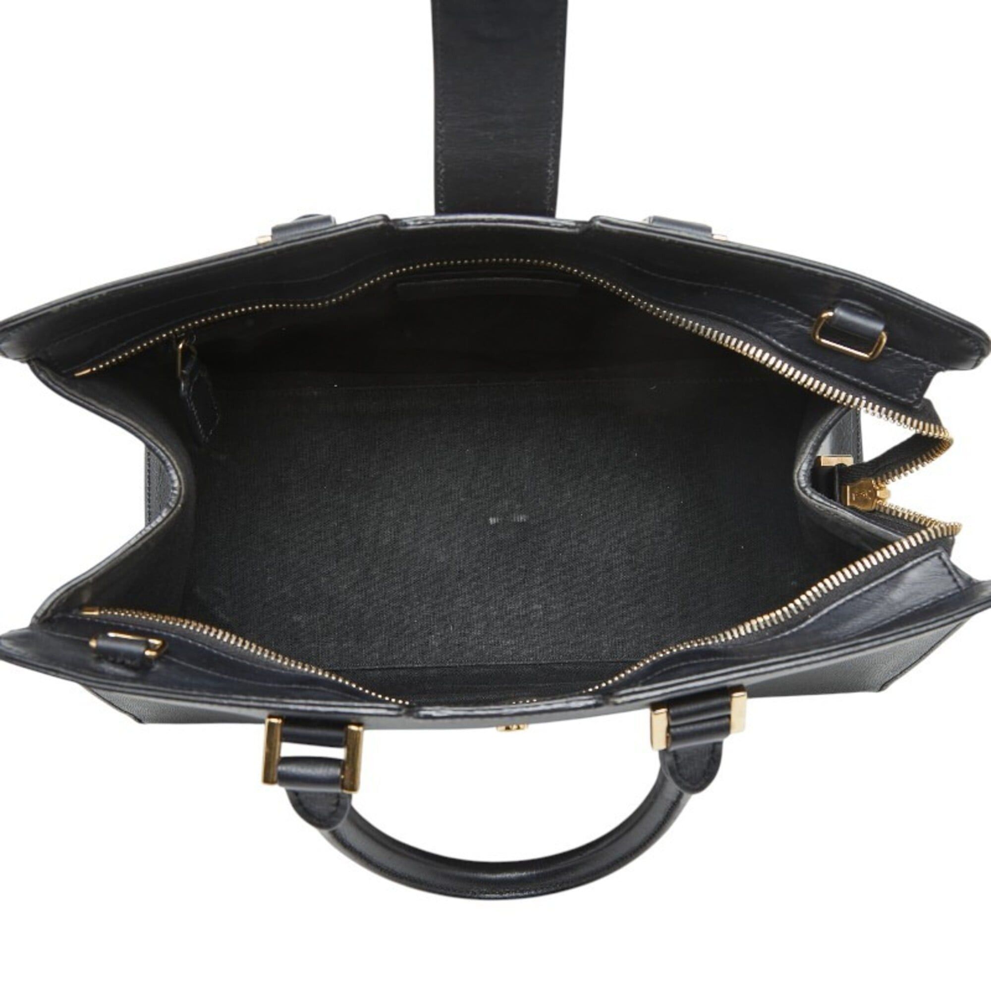 Saint Laurent Paris Saint Laurent Cabas Chic Handbag Shoulder Bag 400660 Black Leather Women's SAINT LAURENT Size ONE SIZE - 11 Thumbnail