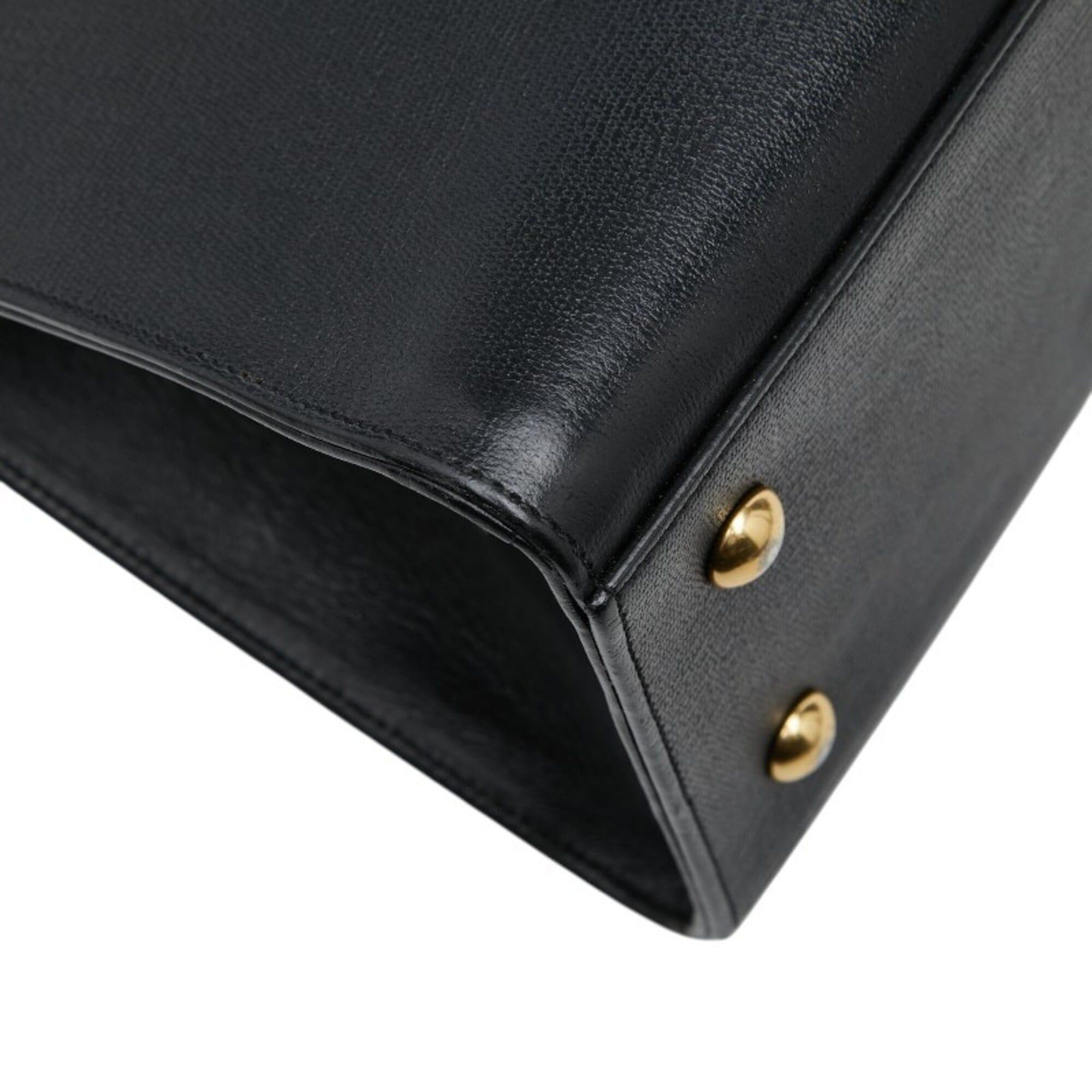 Saint Laurent Paris Saint Laurent Cabas Chic Handbag Shoulder Bag 400660 Black Leather Women's SAINT LAURENT Size ONE SIZE - 7 Thumbnail