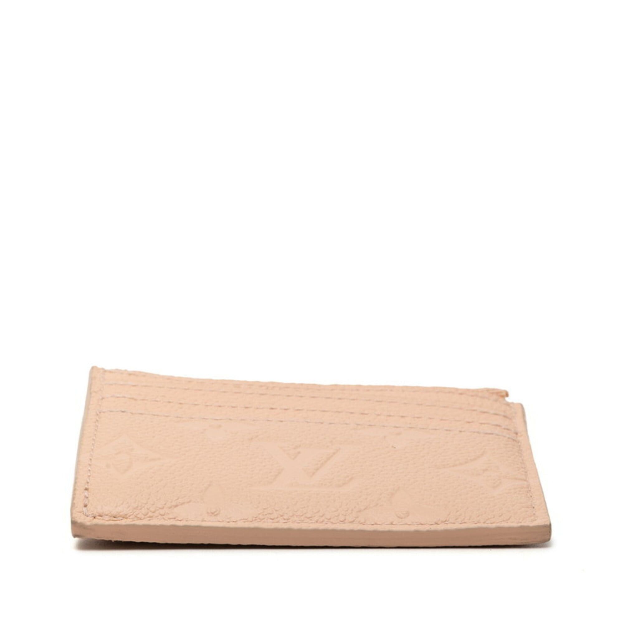 Louis Vuitton Louis Vuitton Monogram Empreinte Porte Cartes Flora Business Card Holder/Card Case/Pass Case/Coin Purse M83221 Chamalow Pink Leather Women's LOUIS VUITTON Size ONE SIZE - 3 Thumbnail