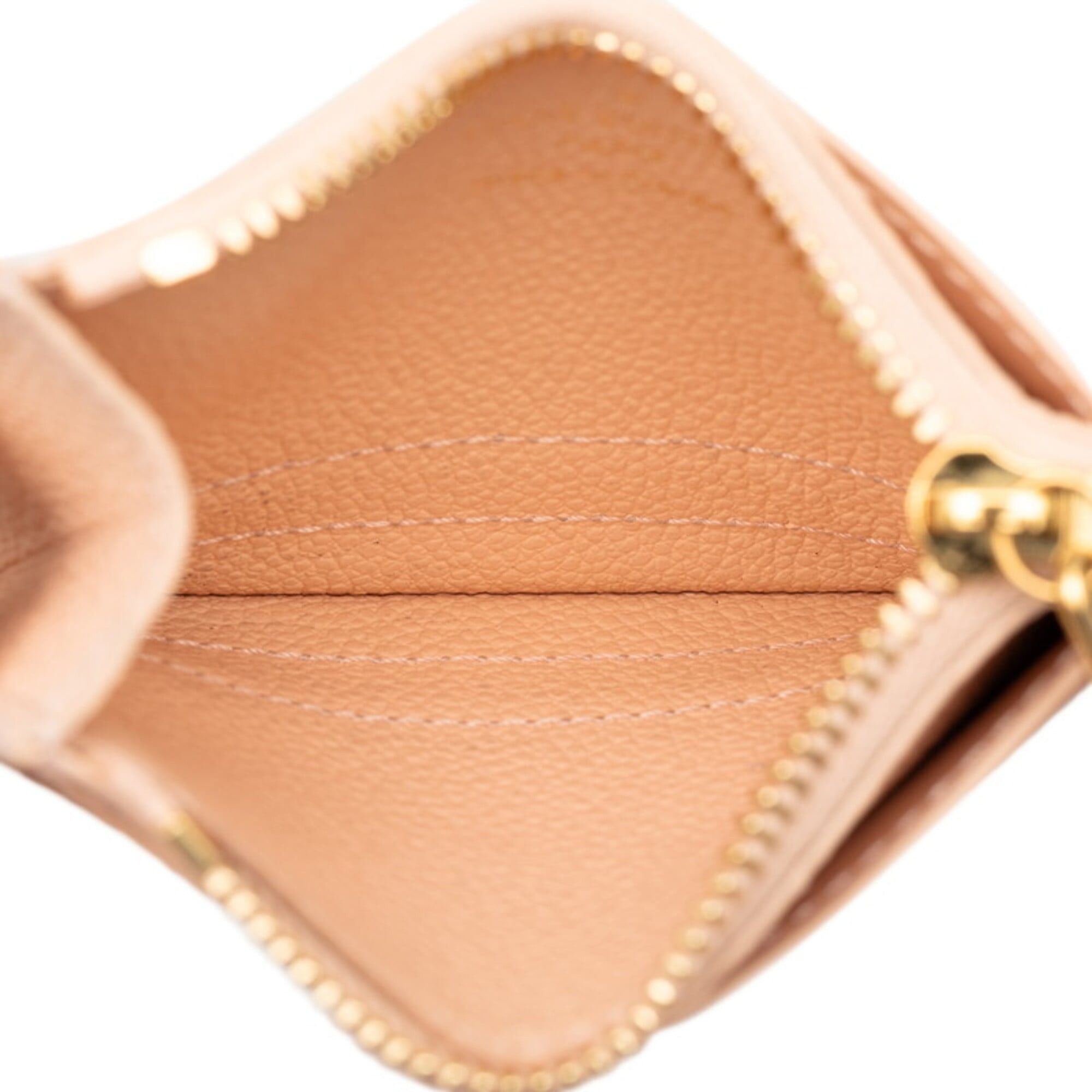 Louis Vuitton Louis Vuitton Monogram Empreinte Porte Cartes Flora Business Card Holder/Card Case/Pass Case/Coin Purse M83221 Chamalow Pink Leather Women's LOUIS VUITTON Size ONE SIZE - 4 Thumbnail