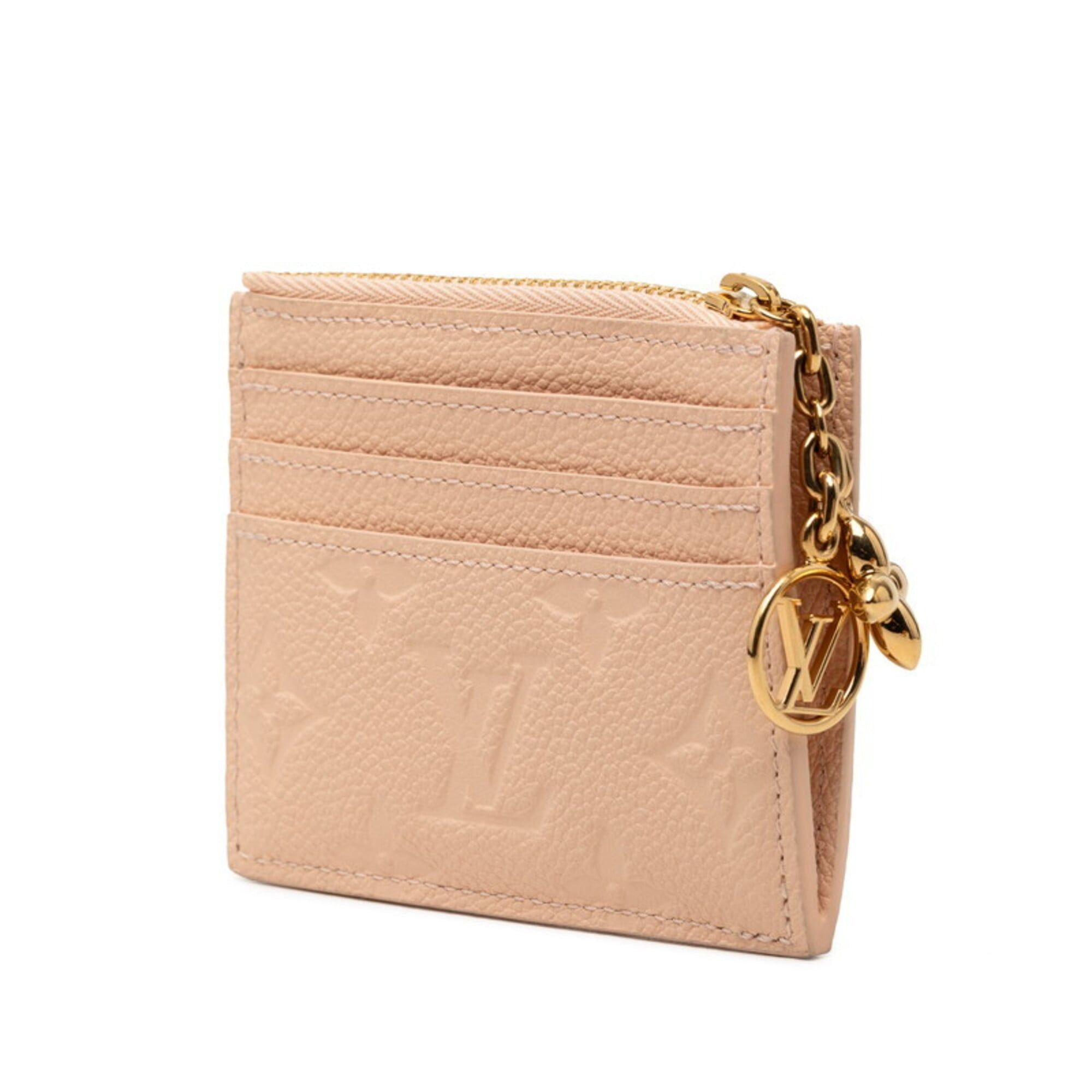 Louis Vuitton Louis Vuitton Monogram Empreinte Porte Cartes Flora Business Card Holder/Card Case/Pass Case/Coin Purse M83221 Chamalow Pink Leather Women's LOUIS VUITTON Size ONE SIZE - 2 Thumbnail