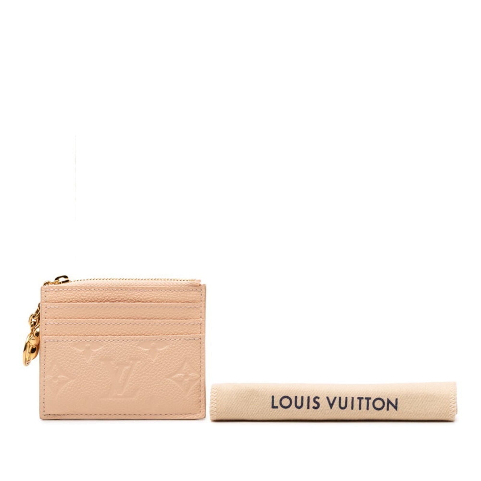 Louis Vuitton Louis Vuitton Monogram Empreinte Porte Cartes Flora Business Card Holder/Card Case/Pass Case/Coin Purse M83221 Chamalow Pink Leather Women's LOUIS VUITTON Size ONE SIZE - 6 Thumbnail