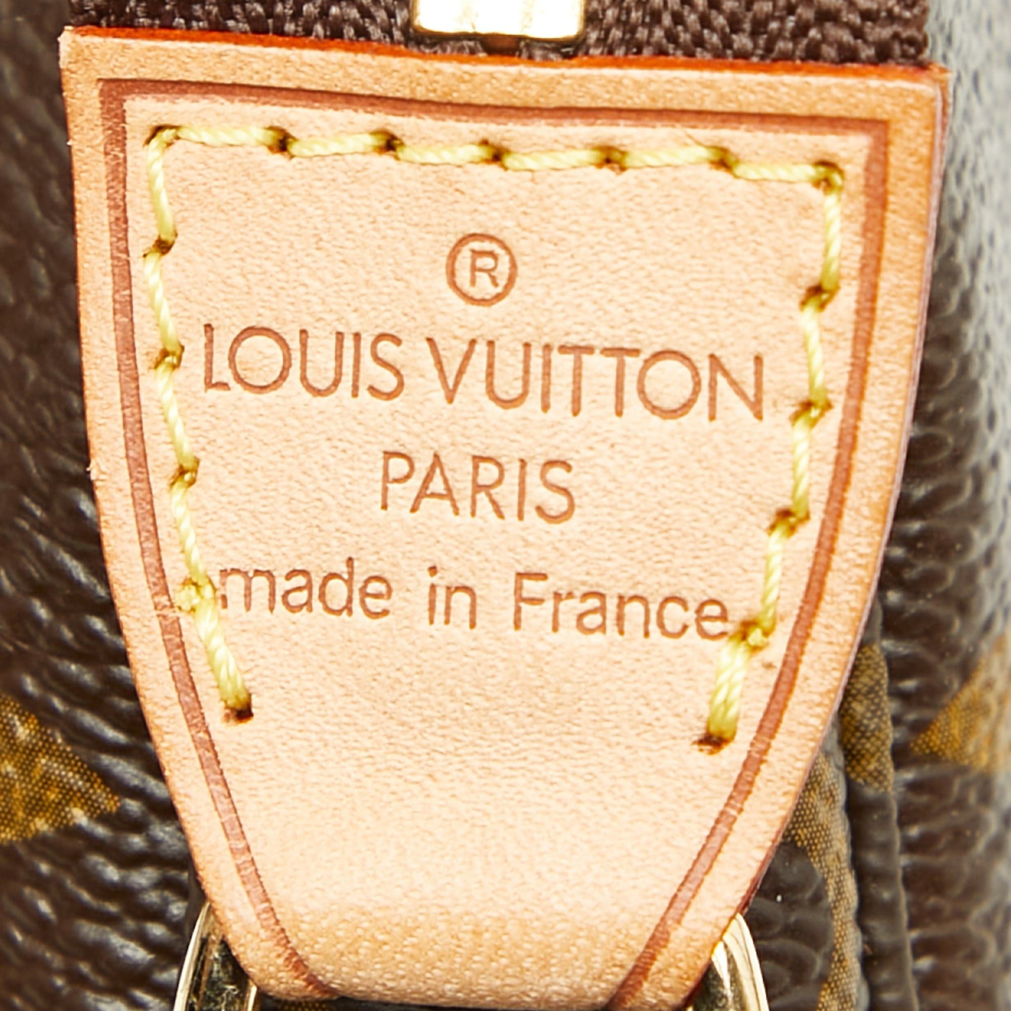 Louis Vuitton Louis Vuitton Monogram Mini Pochette Accessoires T&B Handbag Pouch M60153 Brown Leather Women's LOUIS VUITTON Size ONE SIZE - 9 Thumbnail