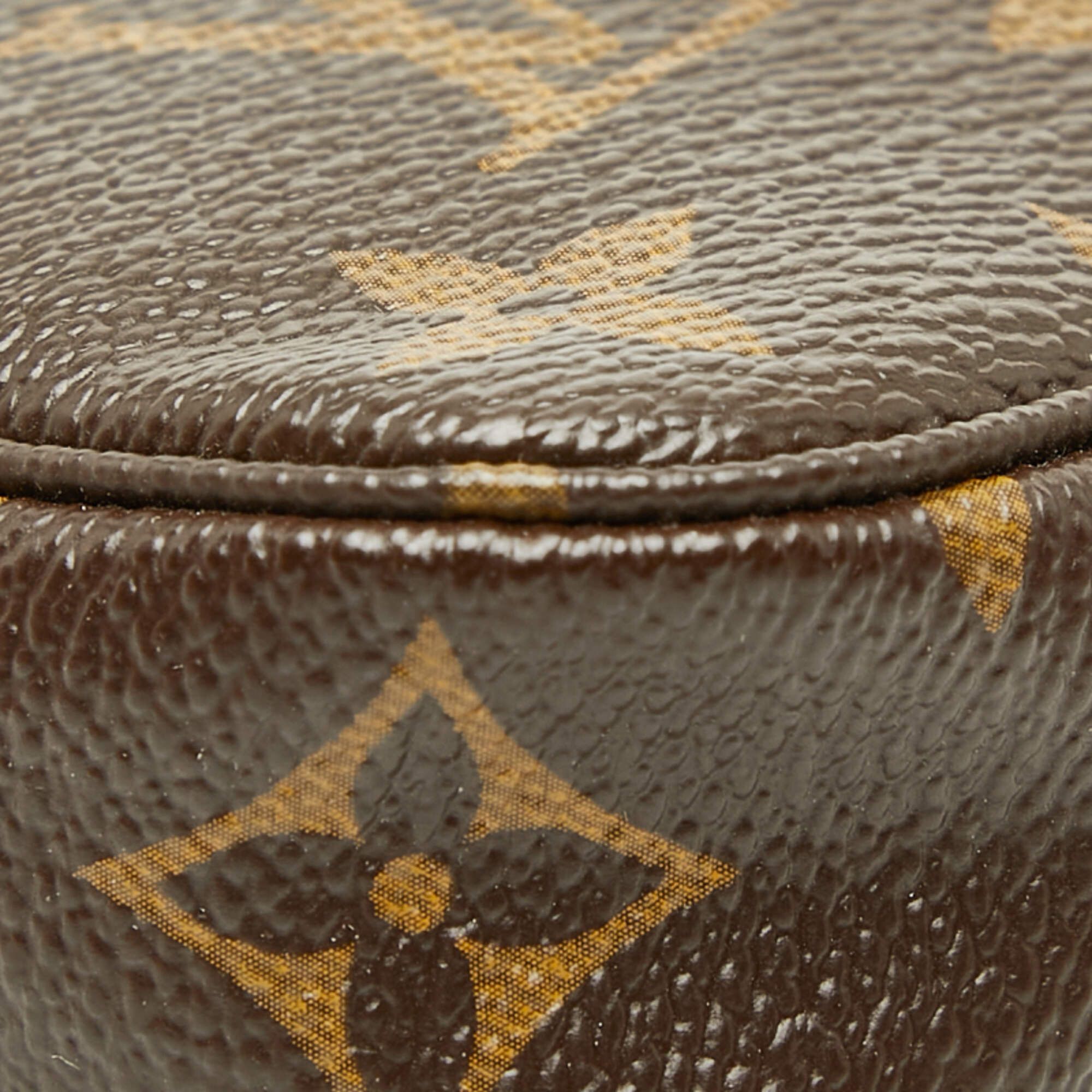 Louis Vuitton Louis Vuitton Monogram Mini Pochette Accessoires T&B Handbag Pouch M60153 Brown Leather Women's LOUIS VUITTON Size ONE SIZE - 5 Thumbnail