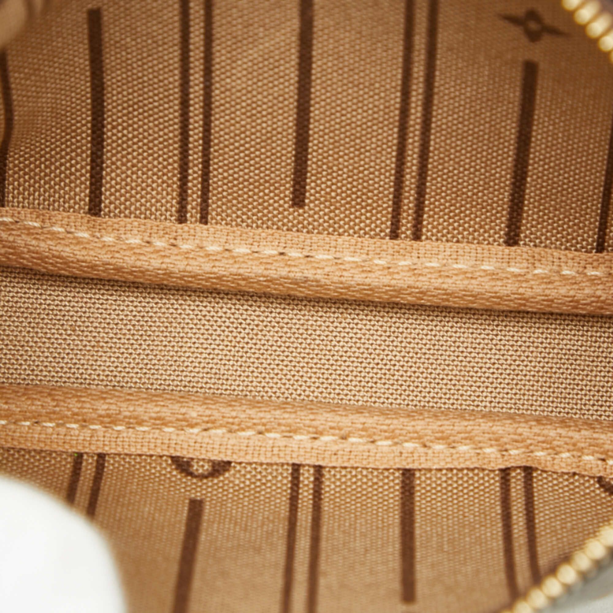 Louis Vuitton Louis Vuitton Monogram Mini Pochette Accessoires T&B Handbag Pouch M60153 Brown Leather Women's LOUIS VUITTON Size ONE SIZE - 8 Thumbnail