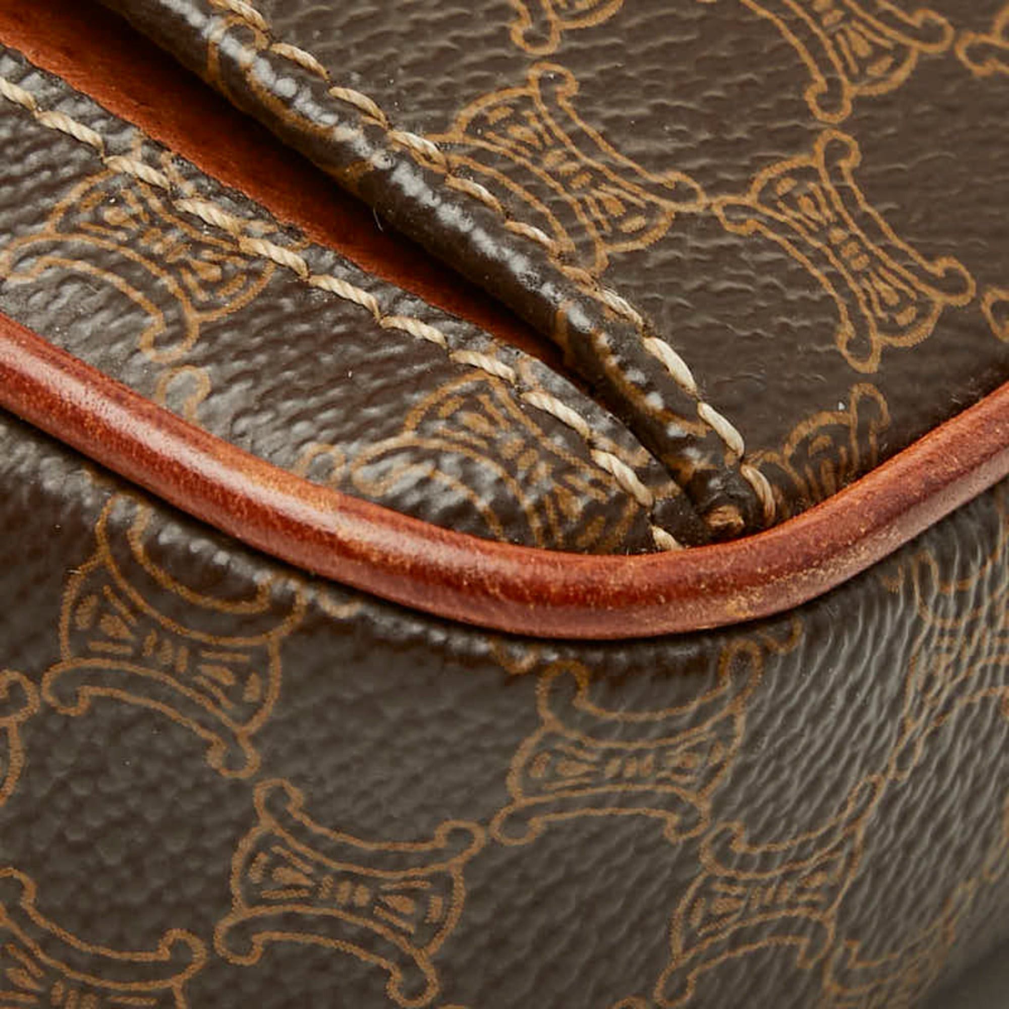 Celine Celine Macadam Clutch Bag, Second Brown, Women's CELINE Size ONE SIZE - 5 Thumbnail