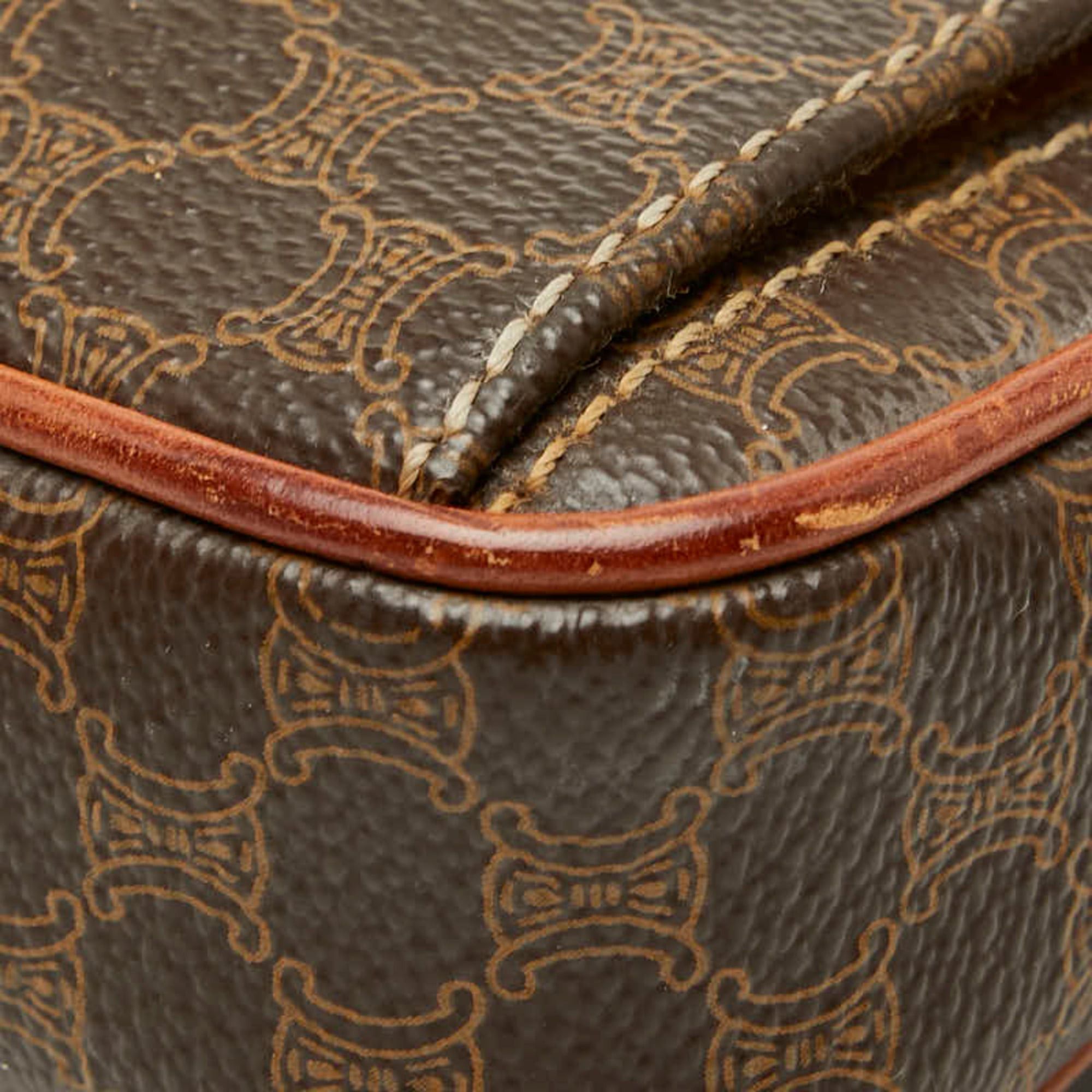 Celine Celine Macadam Clutch Bag, Second Brown, Women's CELINE Size ONE SIZE - 4 Thumbnail