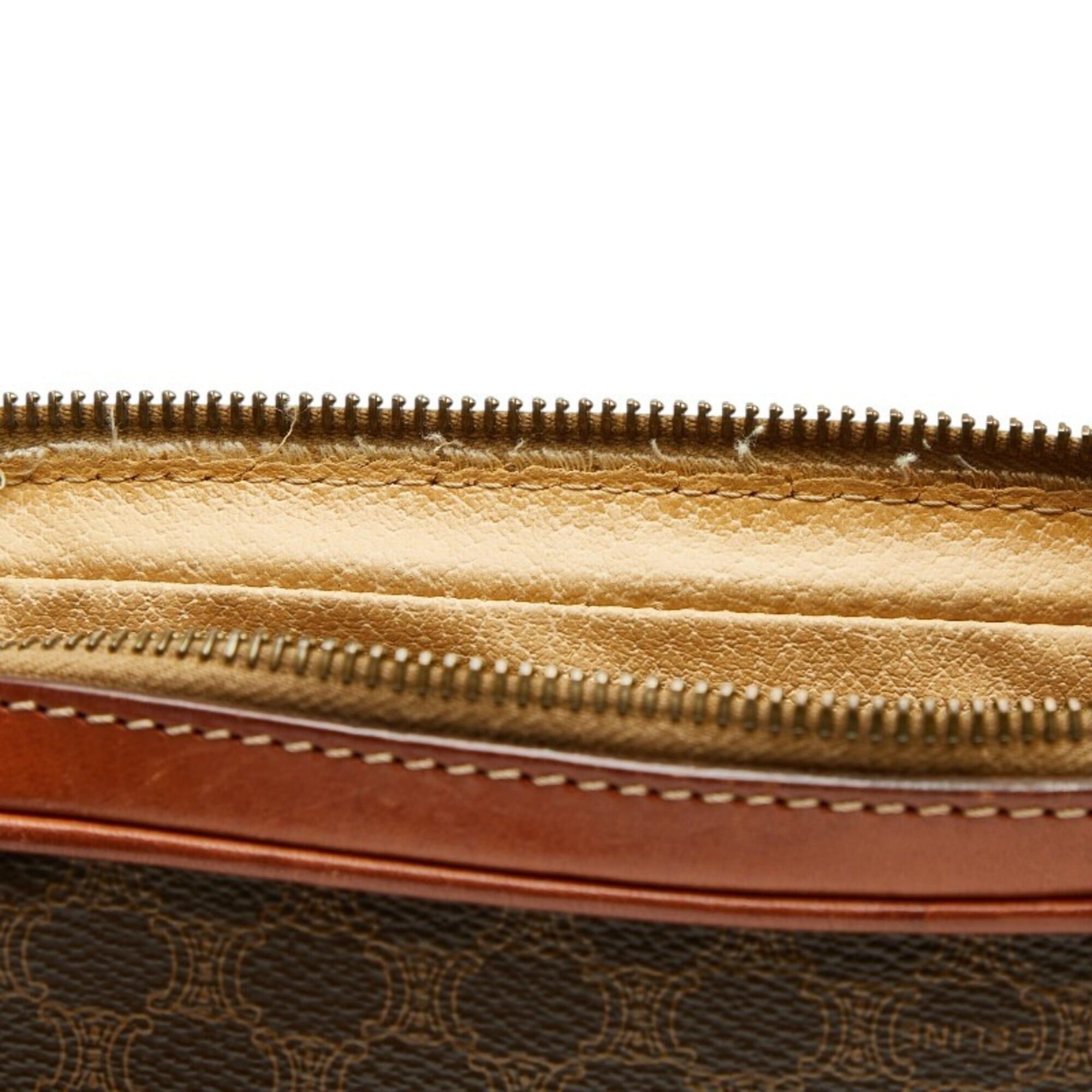 Celine Celine Macadam Clutch Bag, Second Brown, Women's CELINE Size ONE SIZE - 11 Thumbnail
