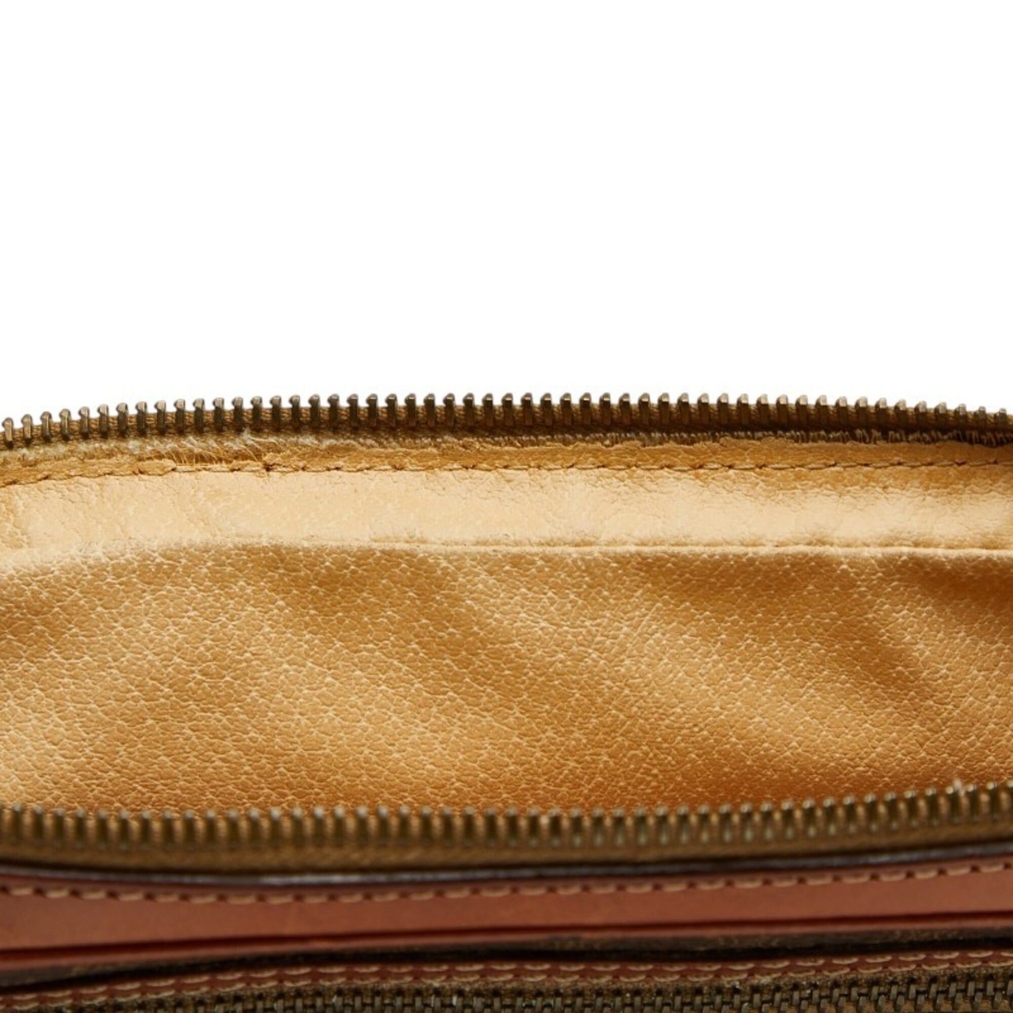 Celine Celine Macadam Clutch Bag, Second Brown, Women's CELINE Size ONE SIZE - 12 Thumbnail