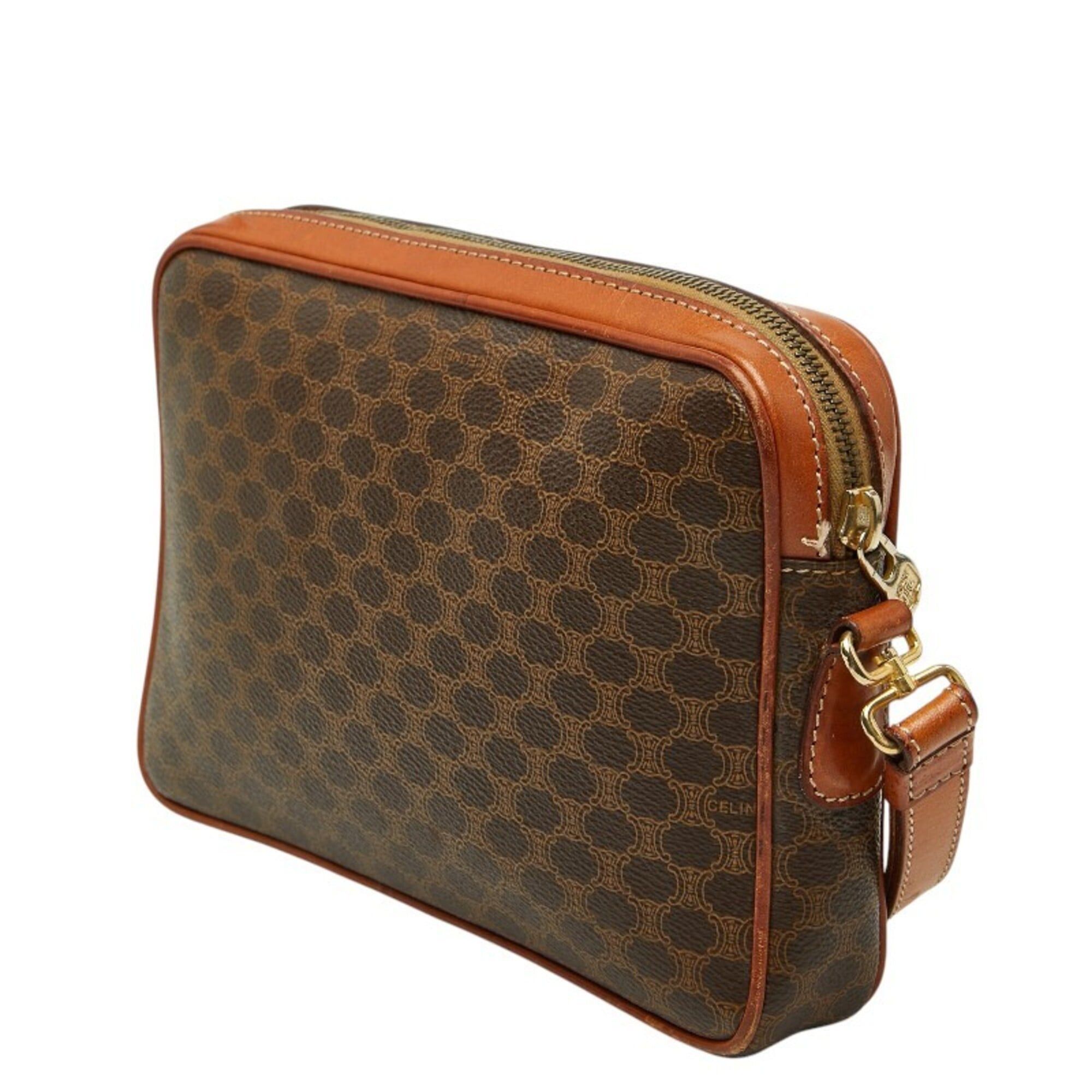 Celine Celine Macadam Clutch Bag, Second Brown, Women's CELINE Size ONE SIZE - 2 Thumbnail