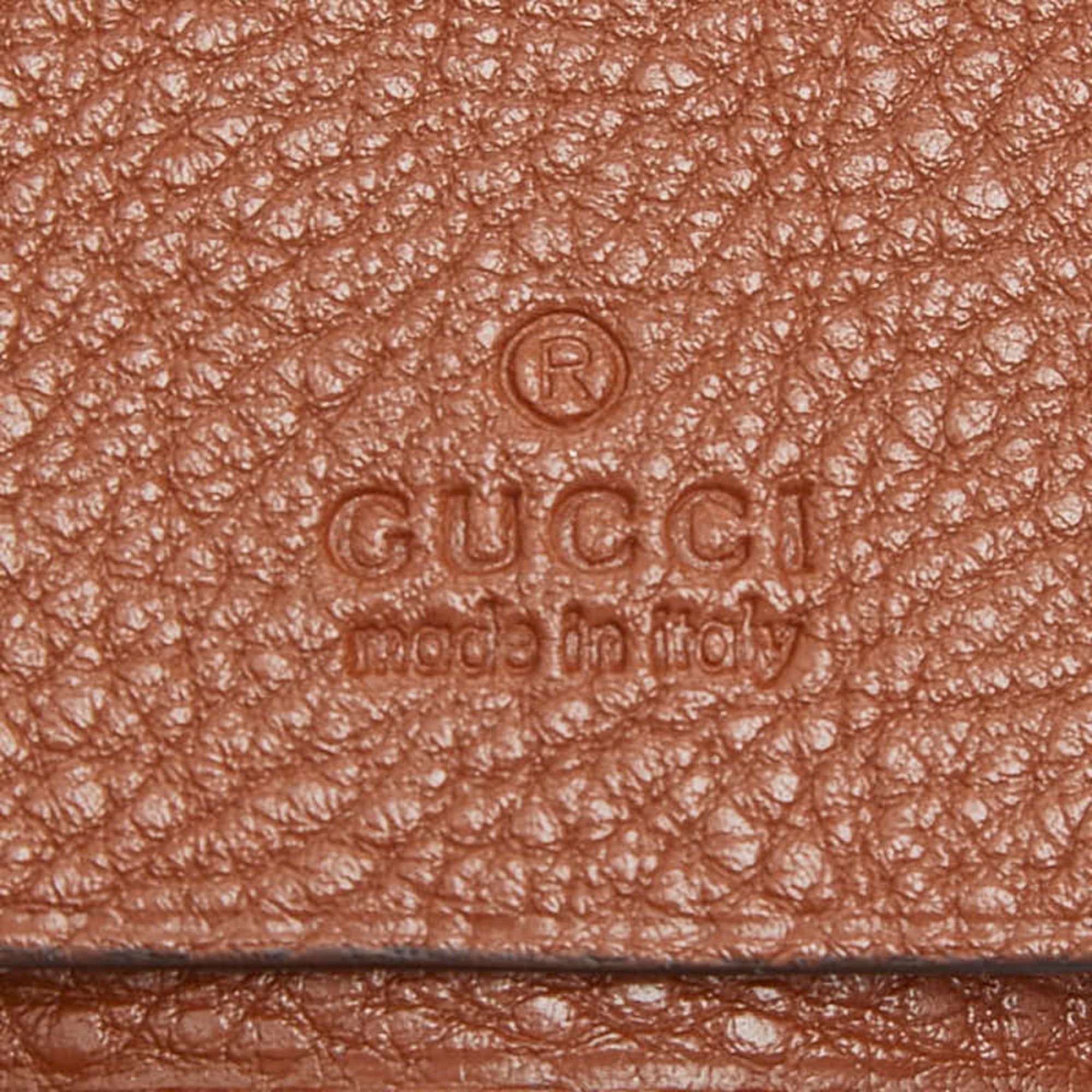 Gucci Gucci Diana Bamboo 6-Key Case 658636 Brown Leather Women's GUCCI Size ONE SIZE - 8 Thumbnail