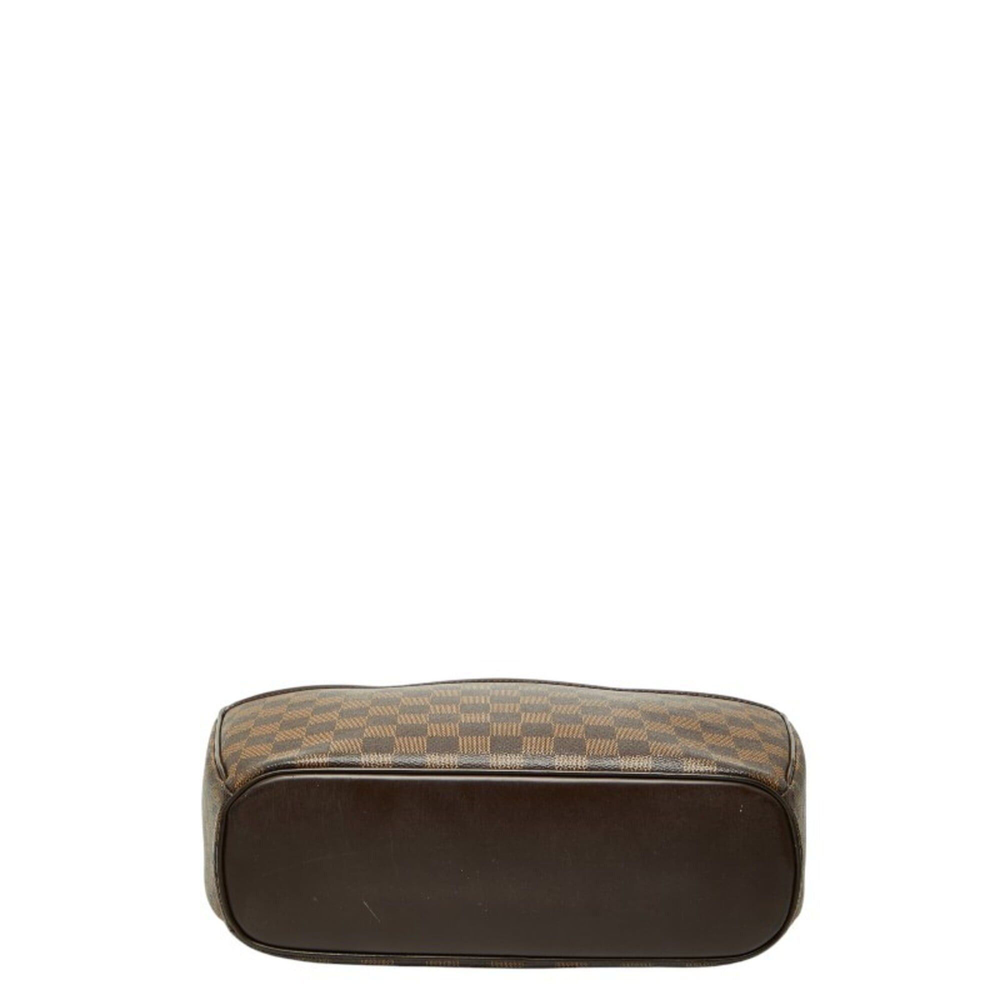 Louis Vuitton Louis Vuitton Damier Salia Horizontal Handbag N51282 Brown Leather Women's LOUIS VUITTON Size ONE SIZE - 3 Thumbnail